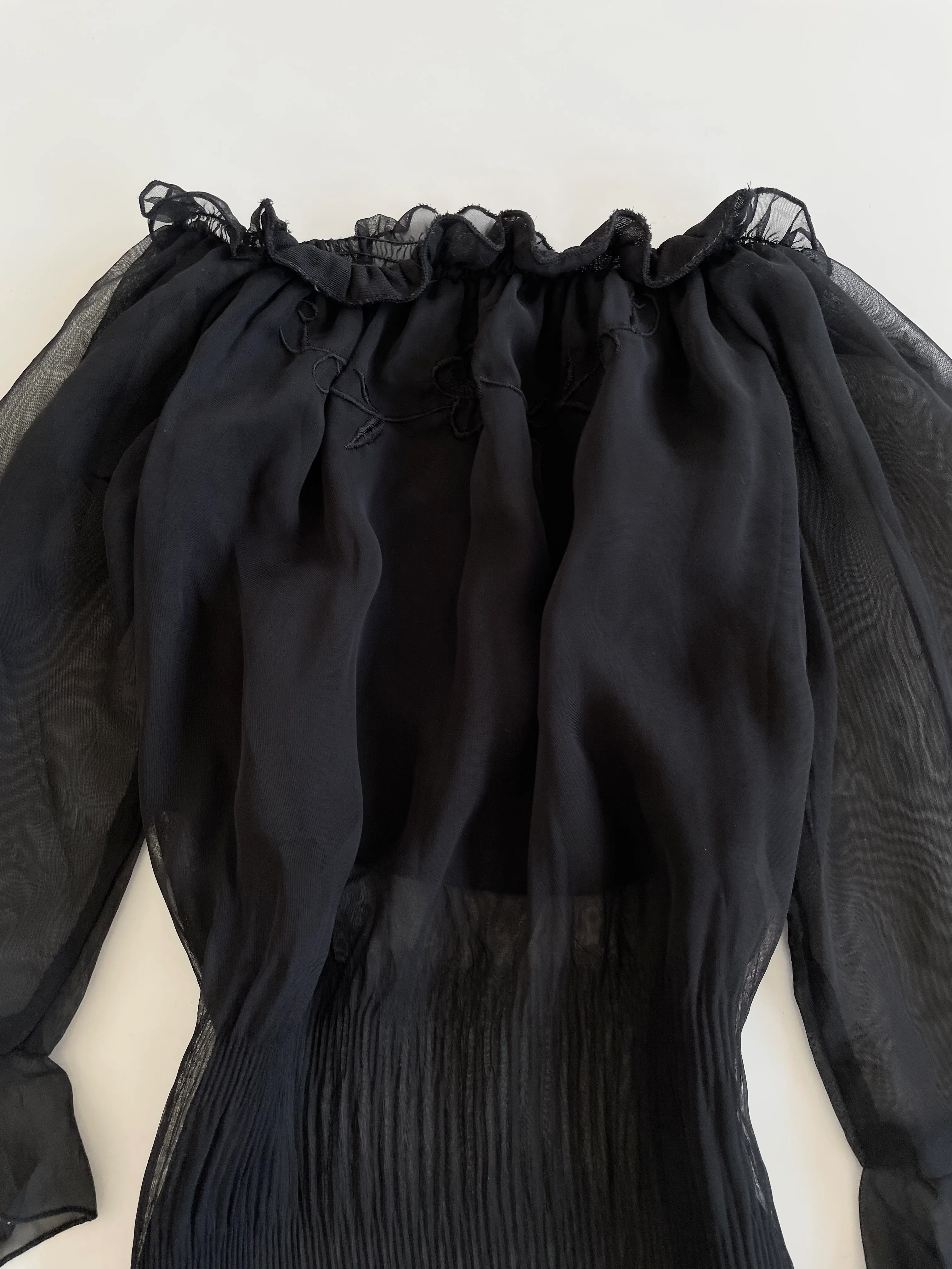 Sheer Vintage Top-Bust 34 to 36 - Image 3