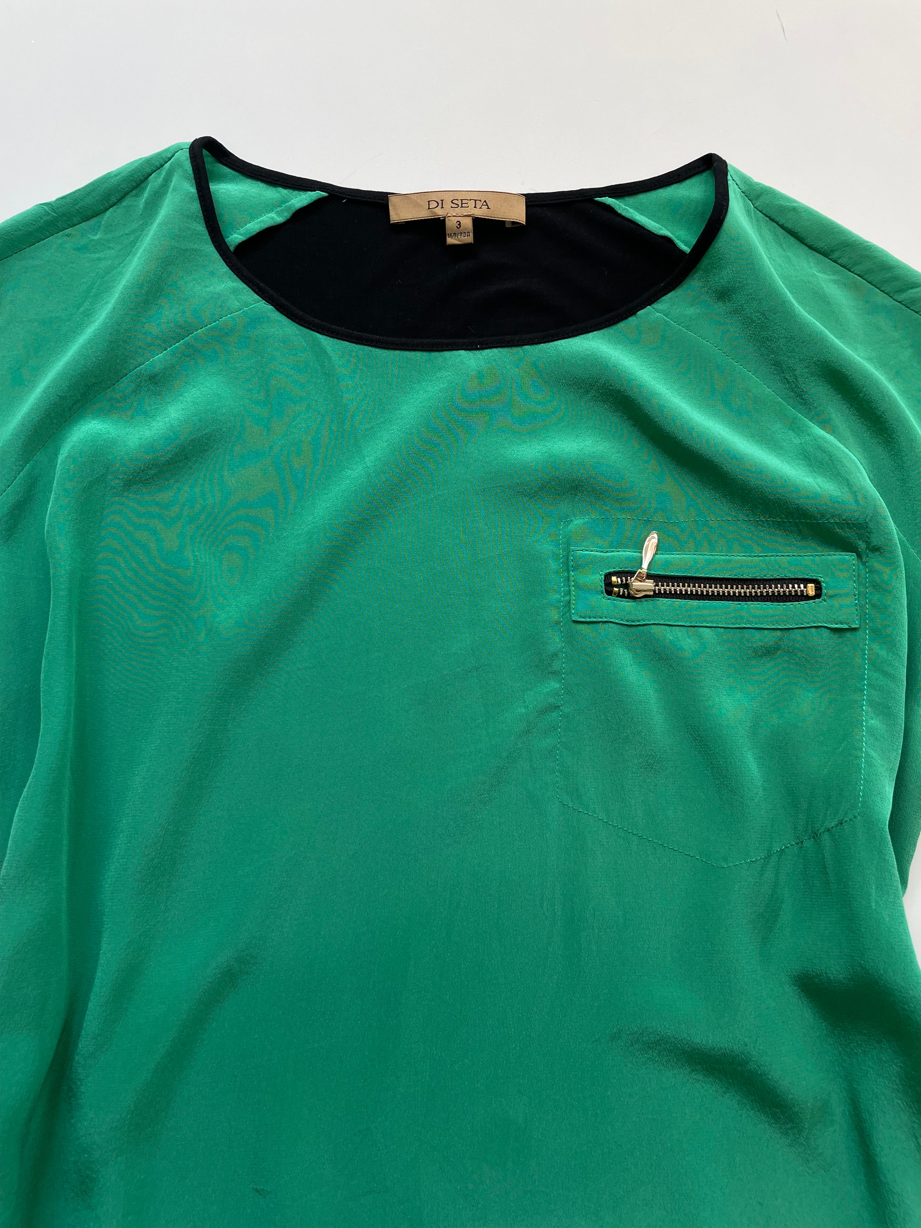 100% Silk Top-Bust 34 - Image 2