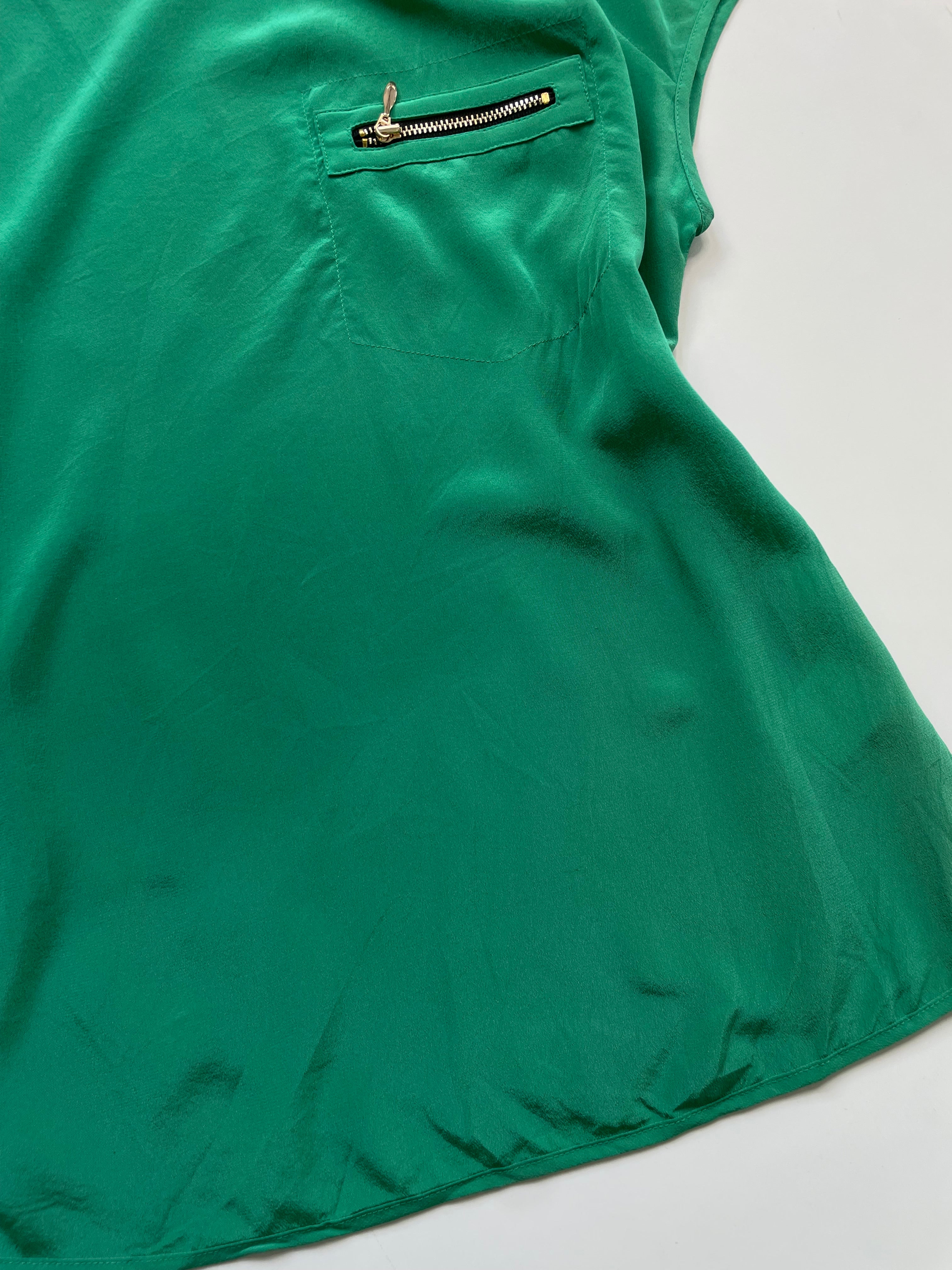 100% Silk Top-Bust 34 - Image 3