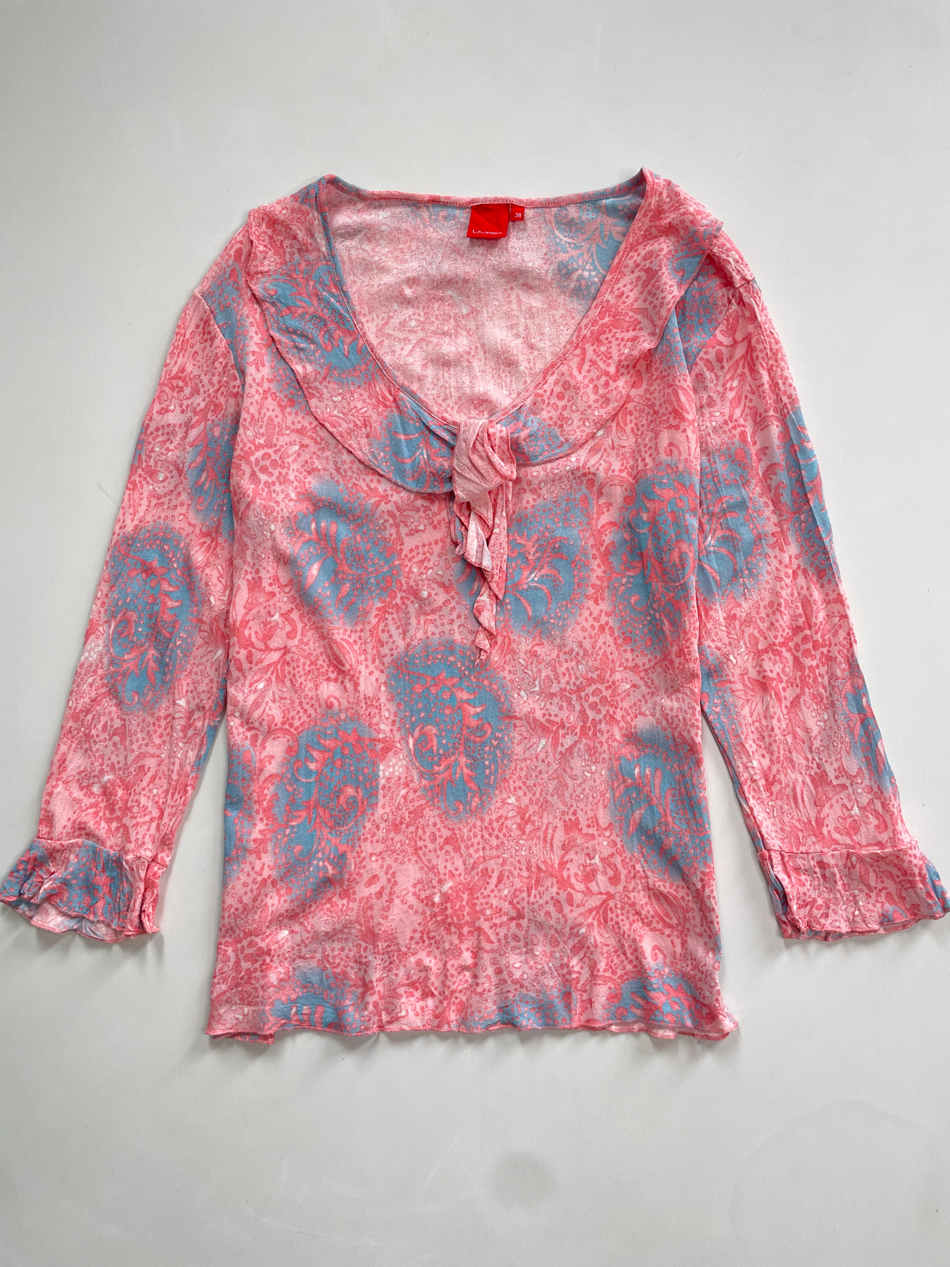 Ruffle Vintage Top-Bust 34 to 36