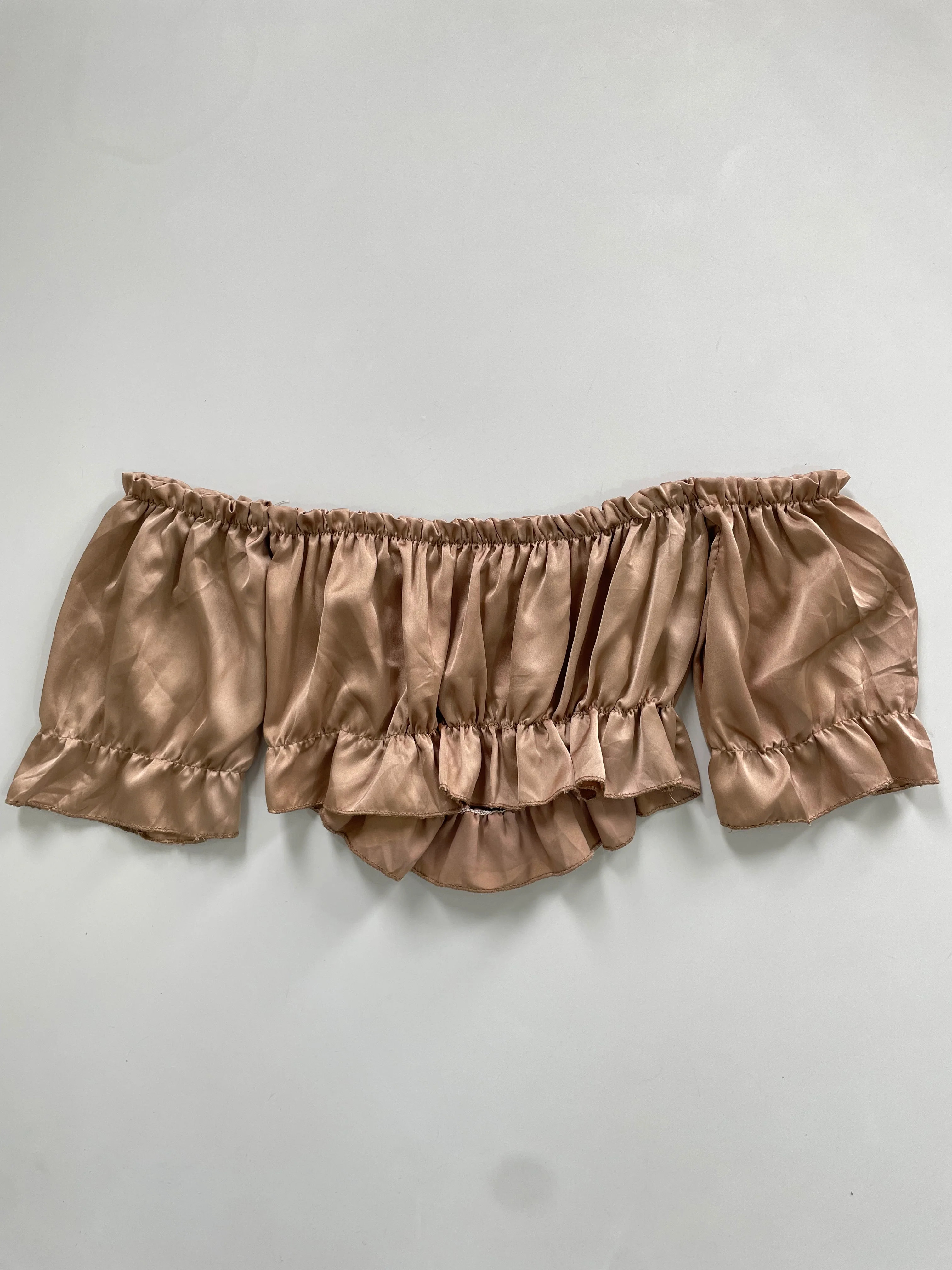 Satin Caramel Top-Bust 30 to 34