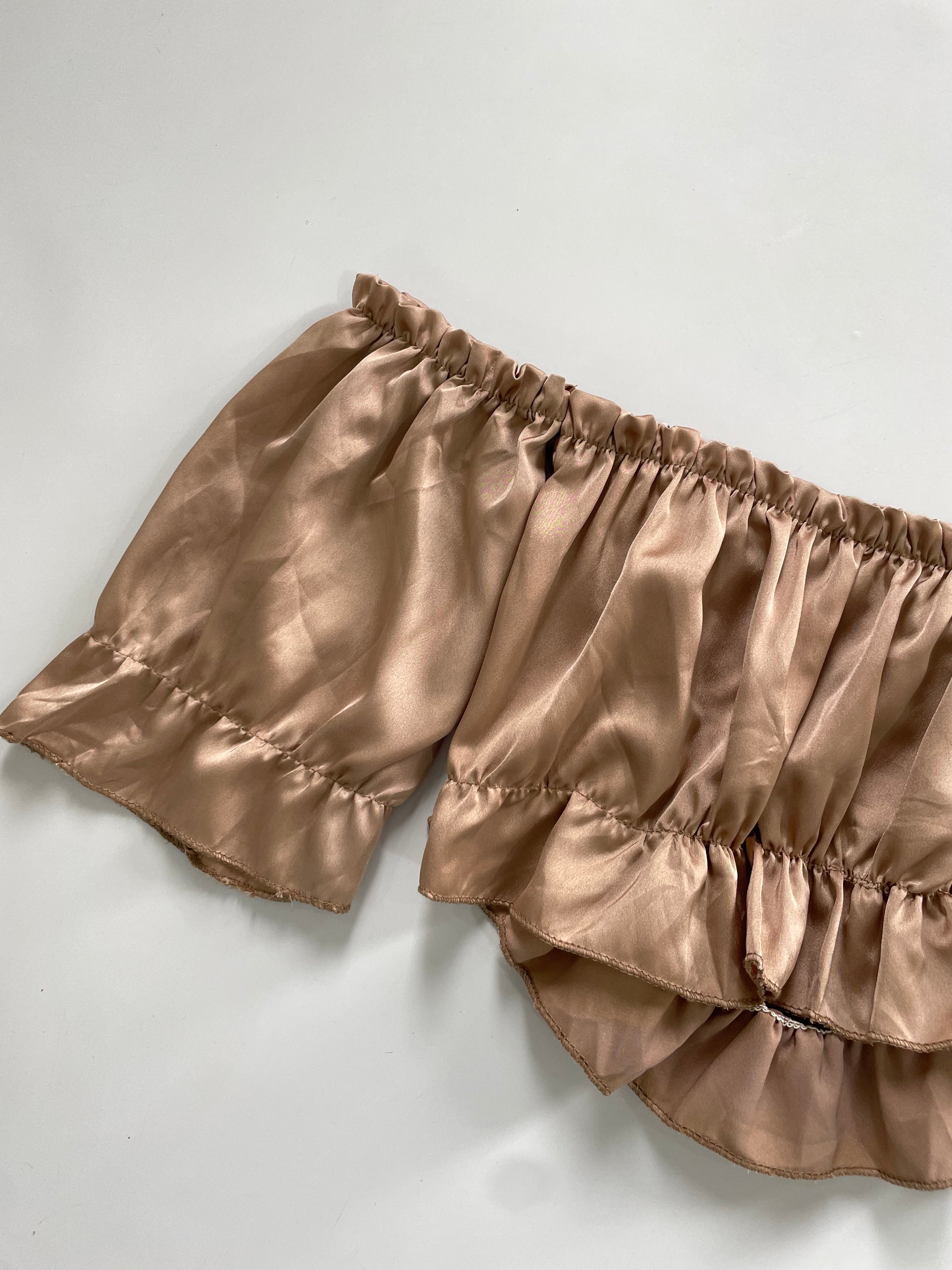Satin Caramel Top-Bust 30 to 34 - Image 2