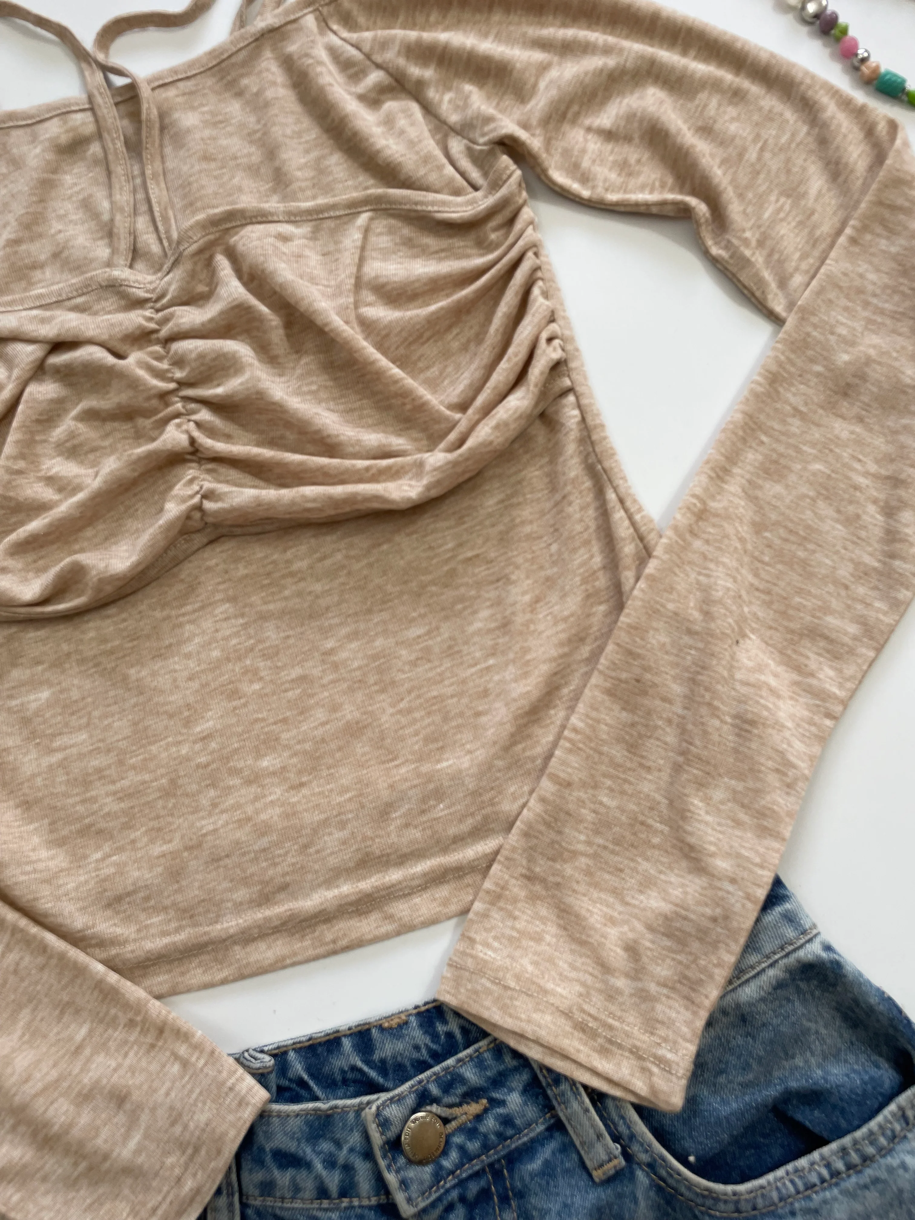 Beige Top-Bust 30 to 32 - Image 2
