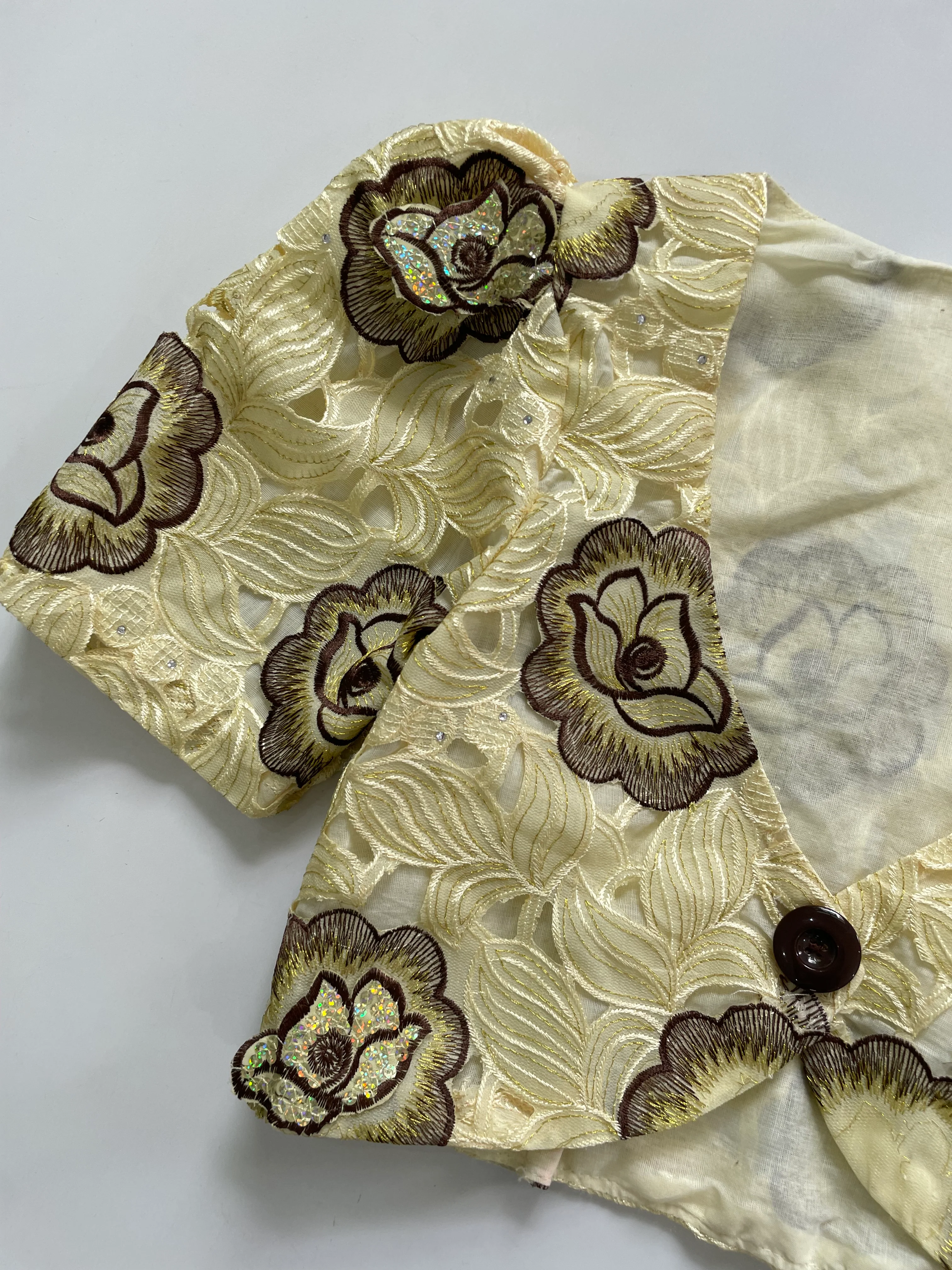 Floral Lace Top-Bust 34 - Image 3