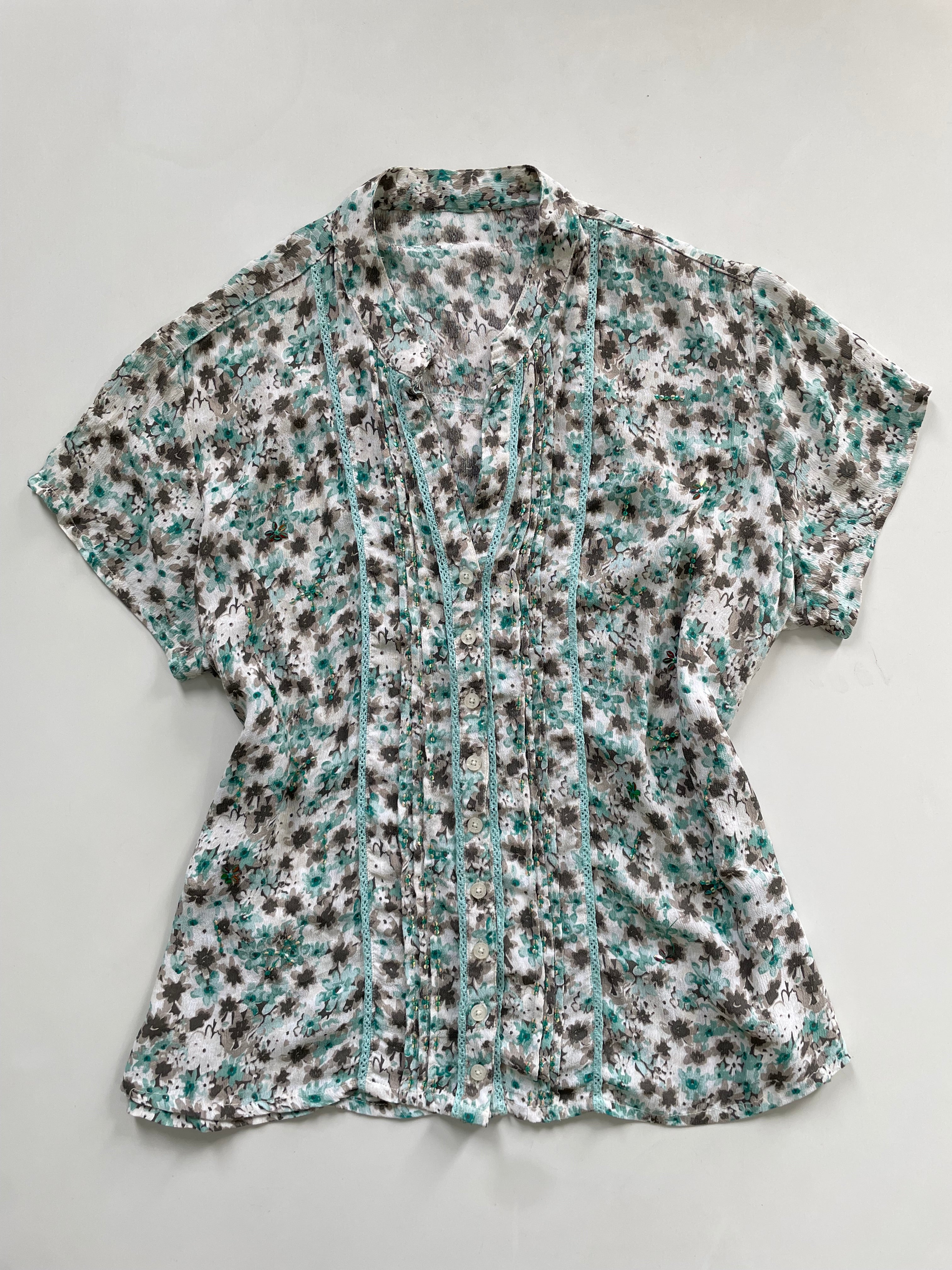 Embroidered Top-Bust 46