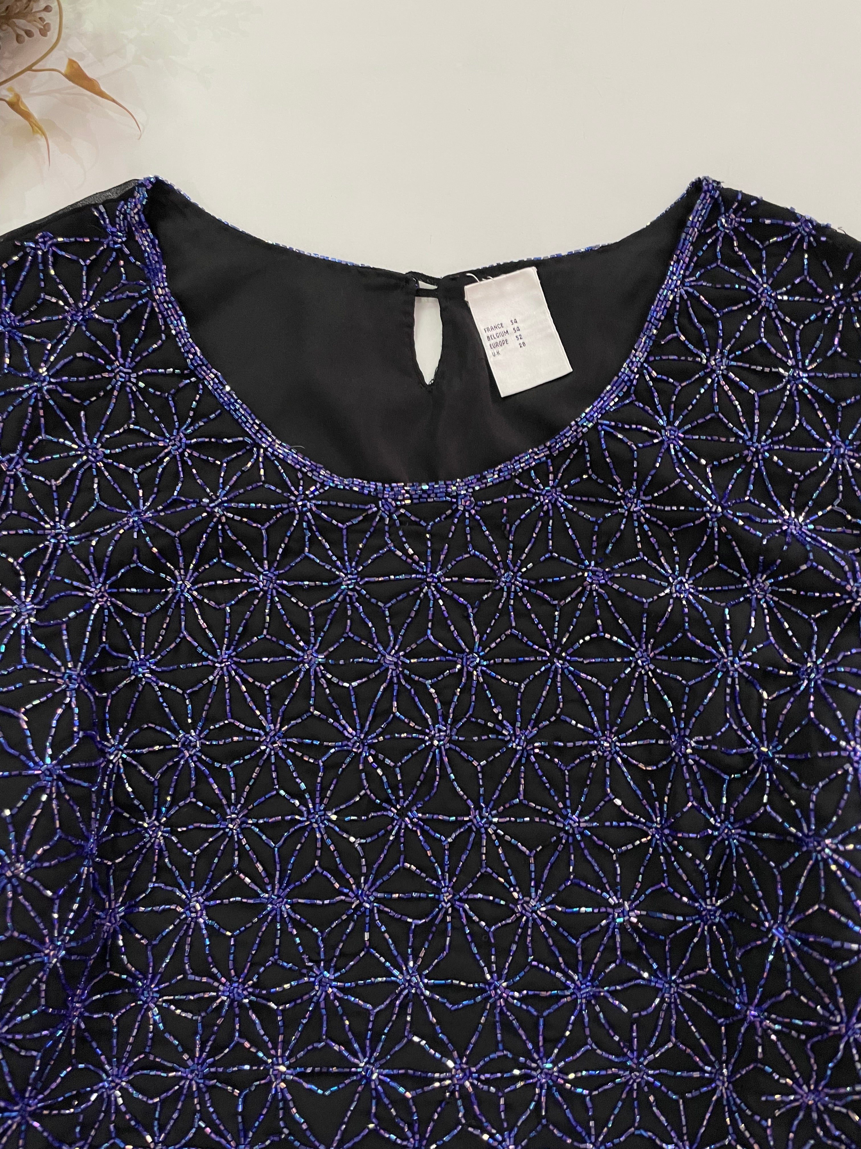 Hand Embroidered Vintage Top-Bust 52 - Image 2