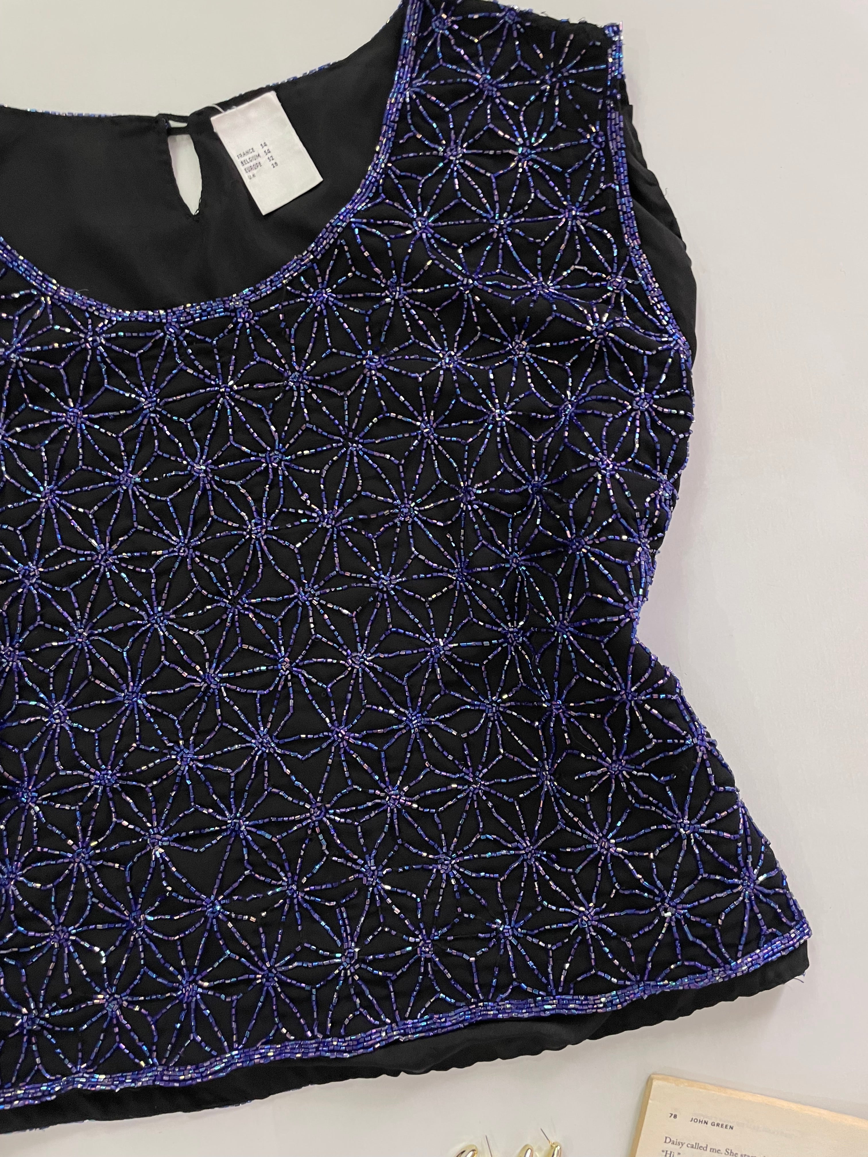 Hand Embroidered Vintage Top-Bust 52 - Image 3