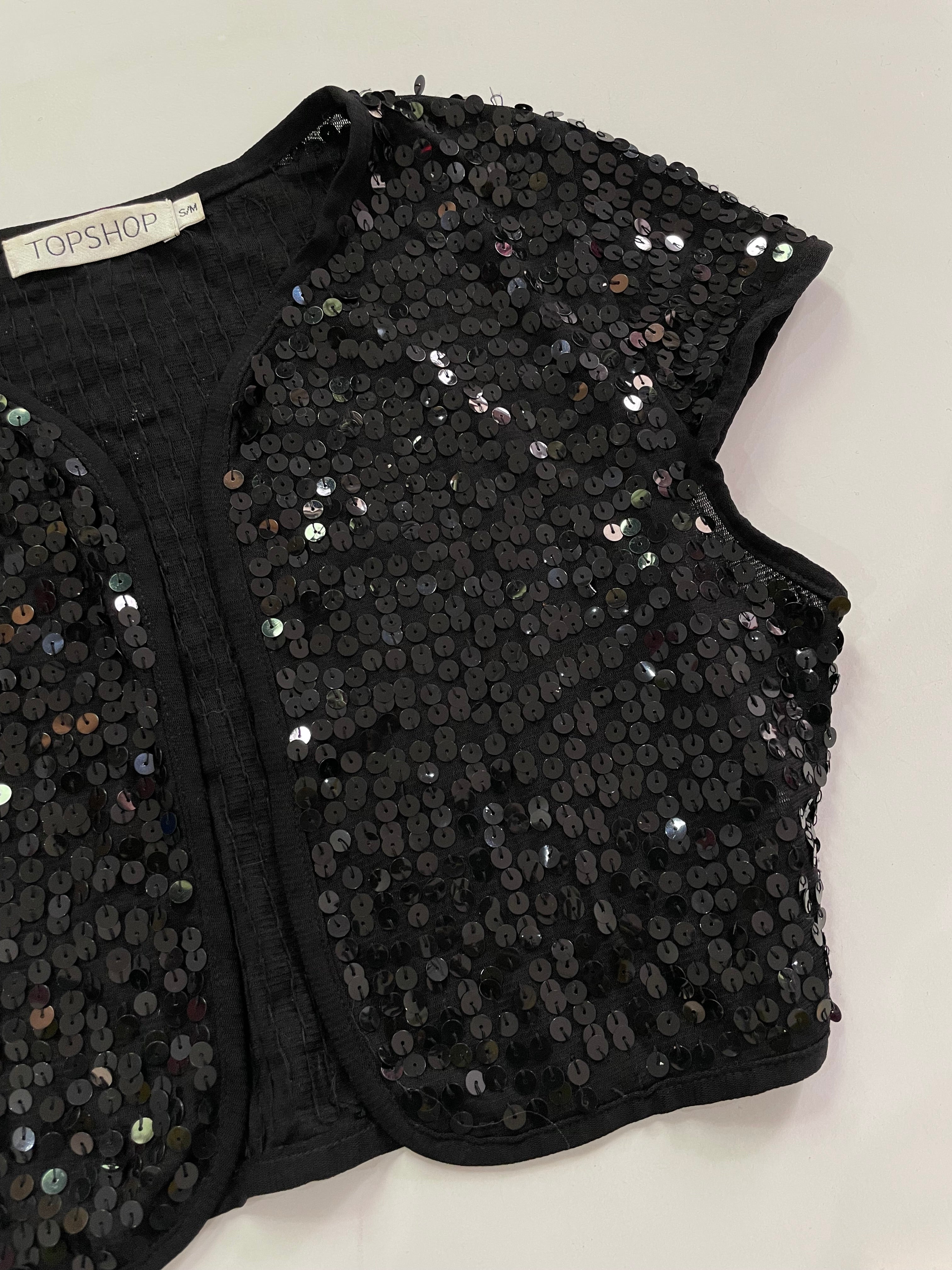 Topshop Vintage Sequin Top-Bust 30 to 32 - Image 2