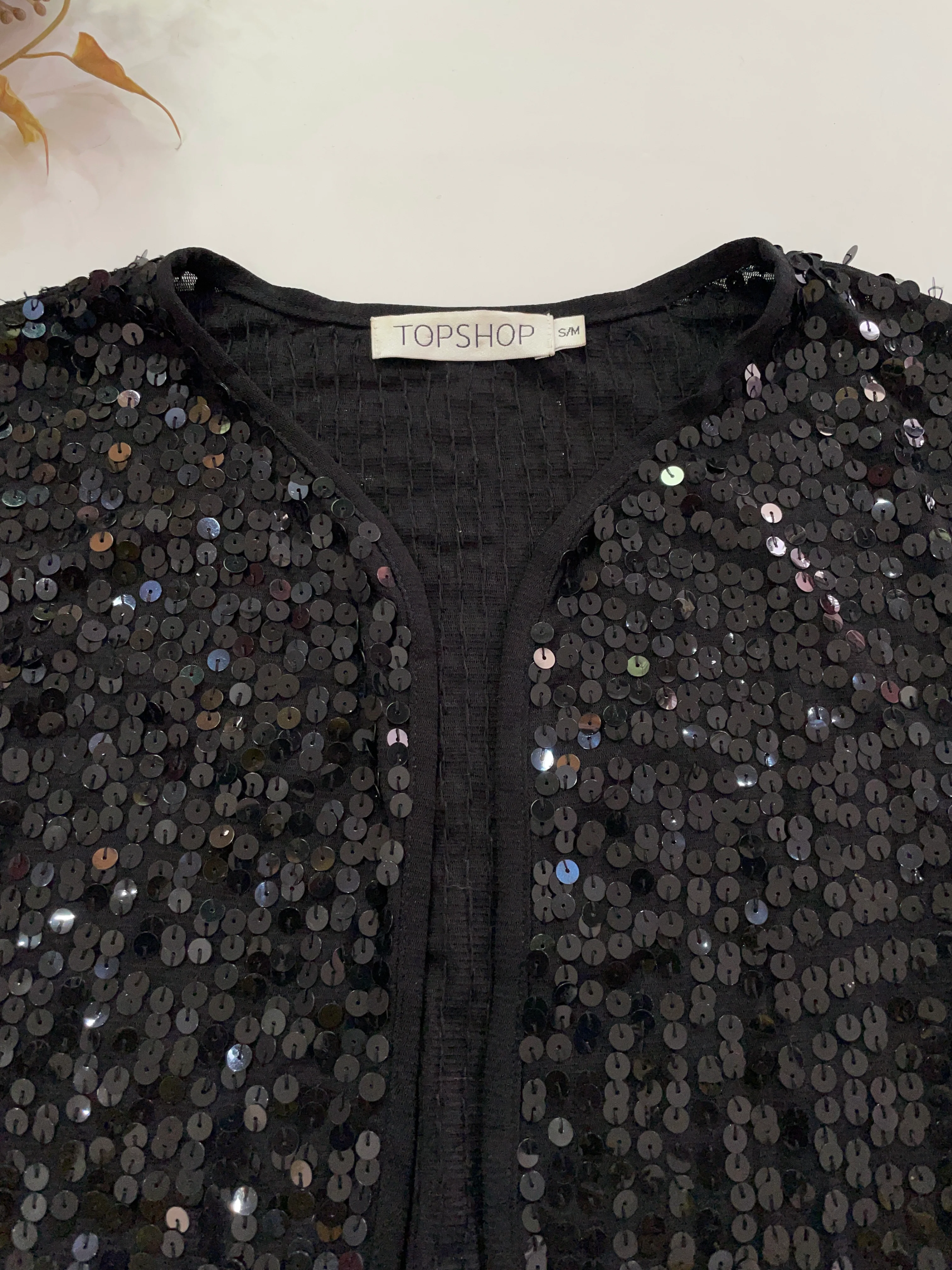 Topshop Vintage Sequin Top-Bust 30 to 32 - Image 3