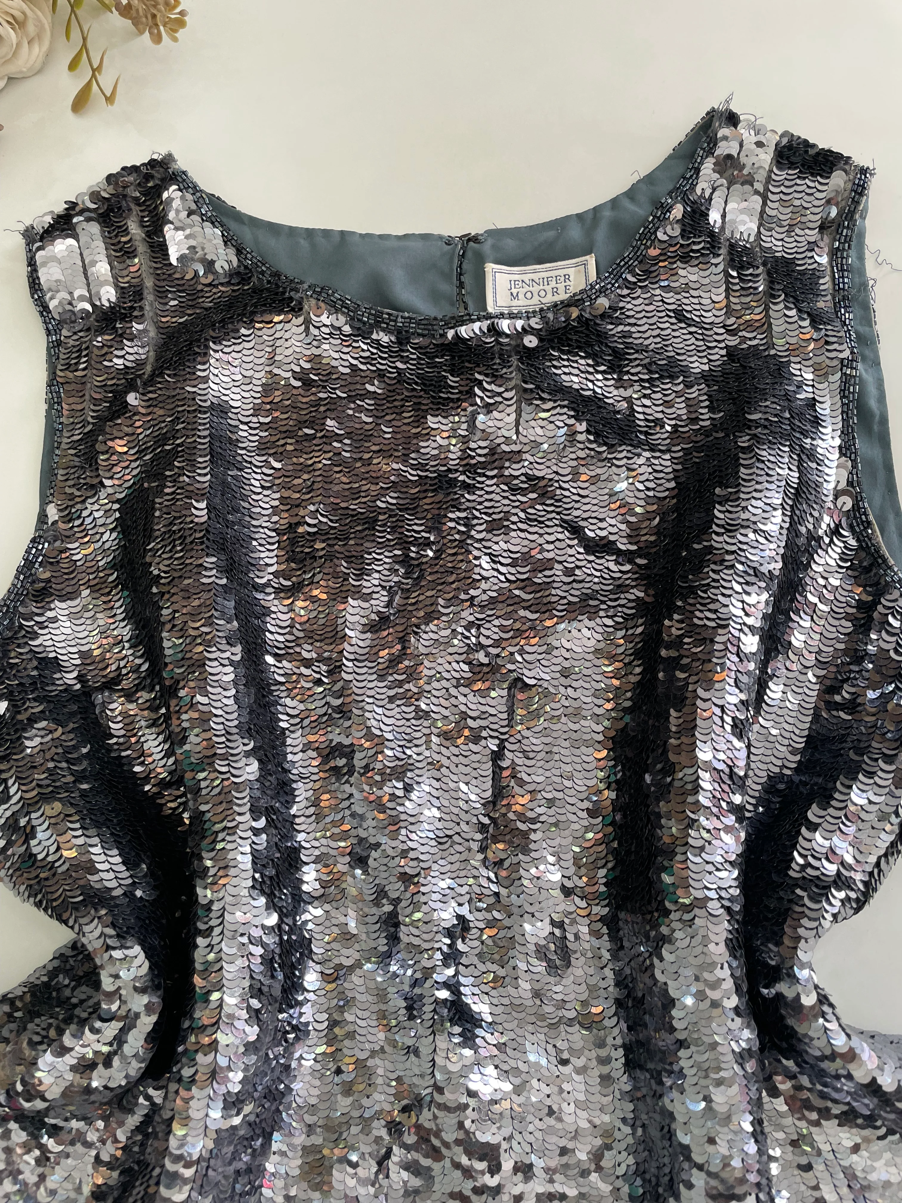 Jennifer Moore 100% Pure Silk Top-Bust 40 - Image 3