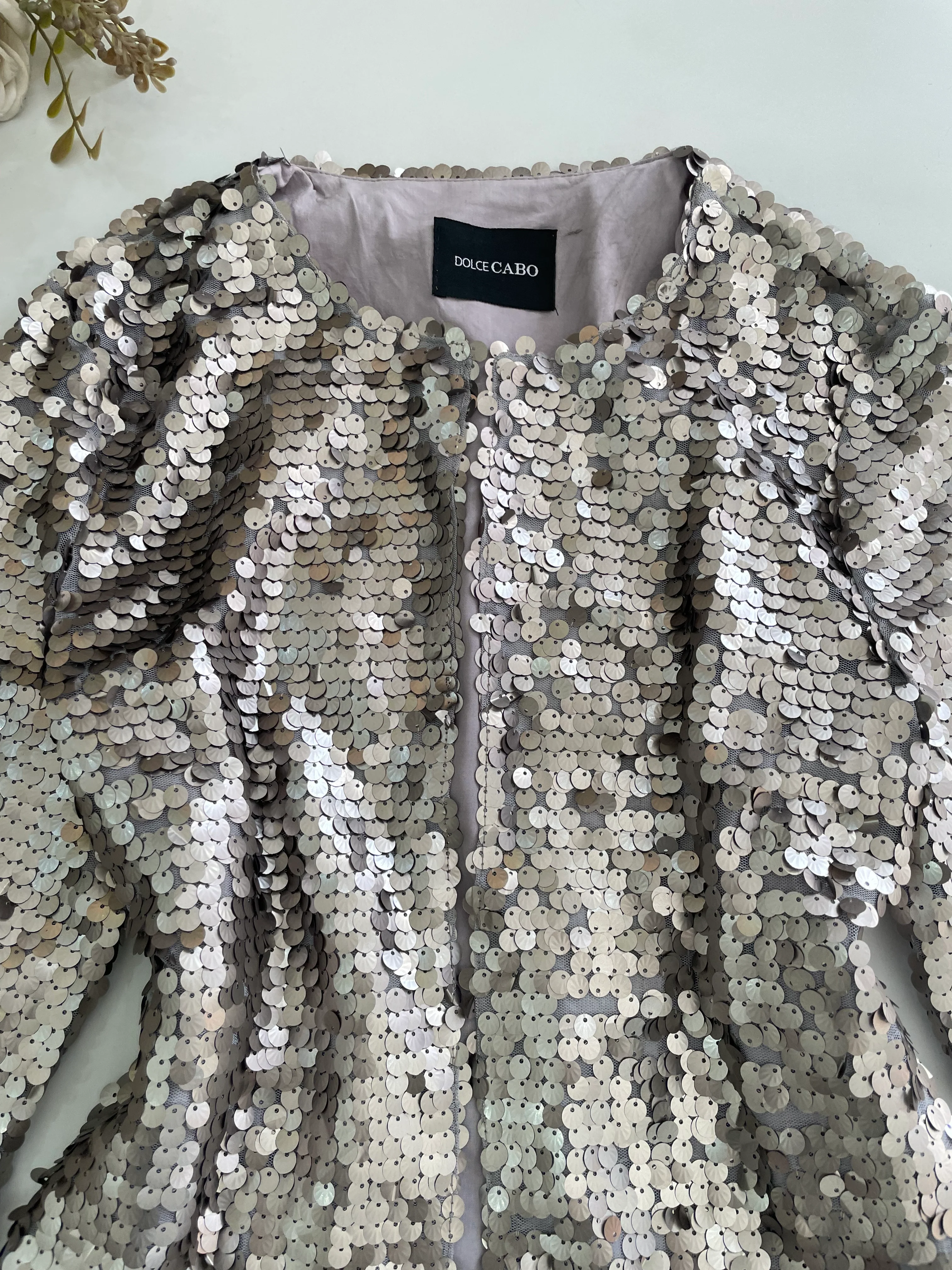 Dolce Cabo Sequin Top-Bust 38 - Image 2