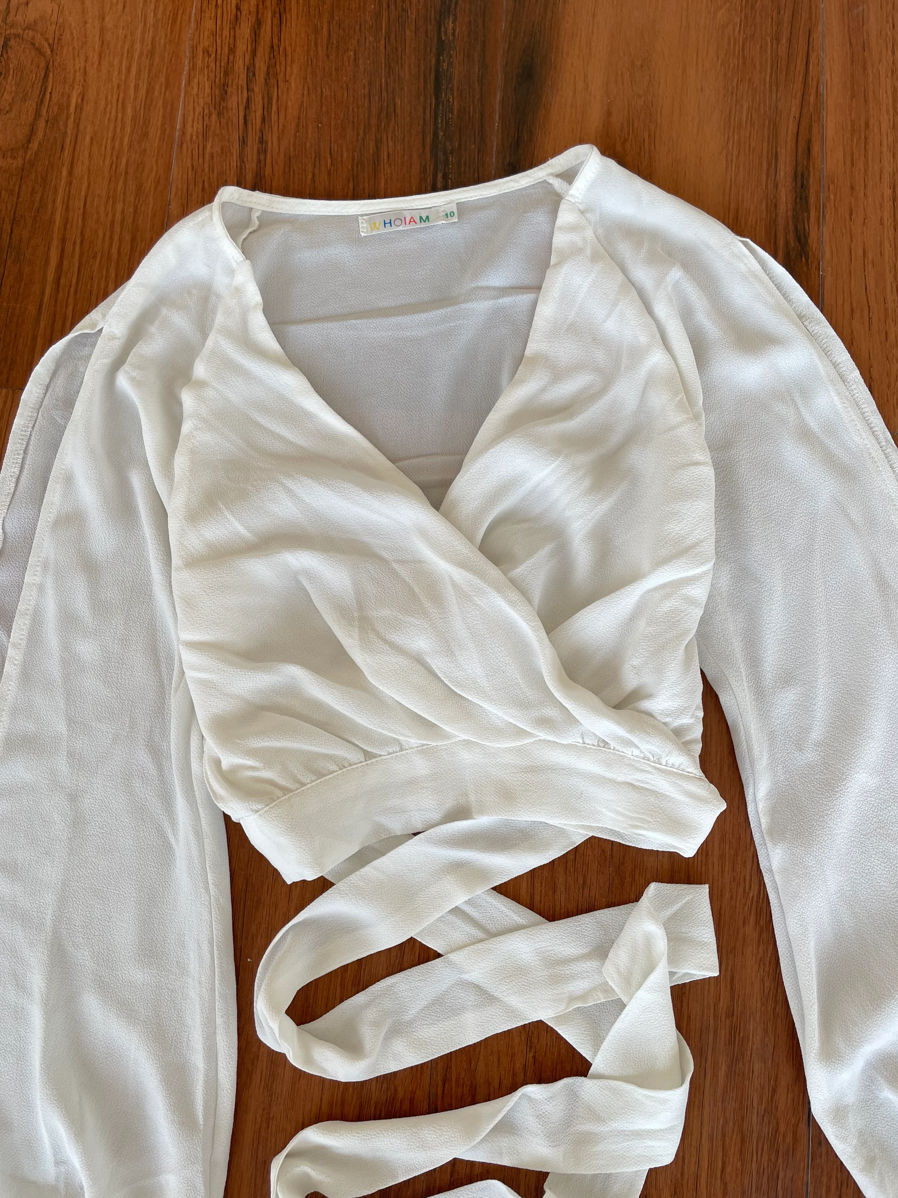 Whoiam Wrap Top-Bust 32 to 34 - Image 2