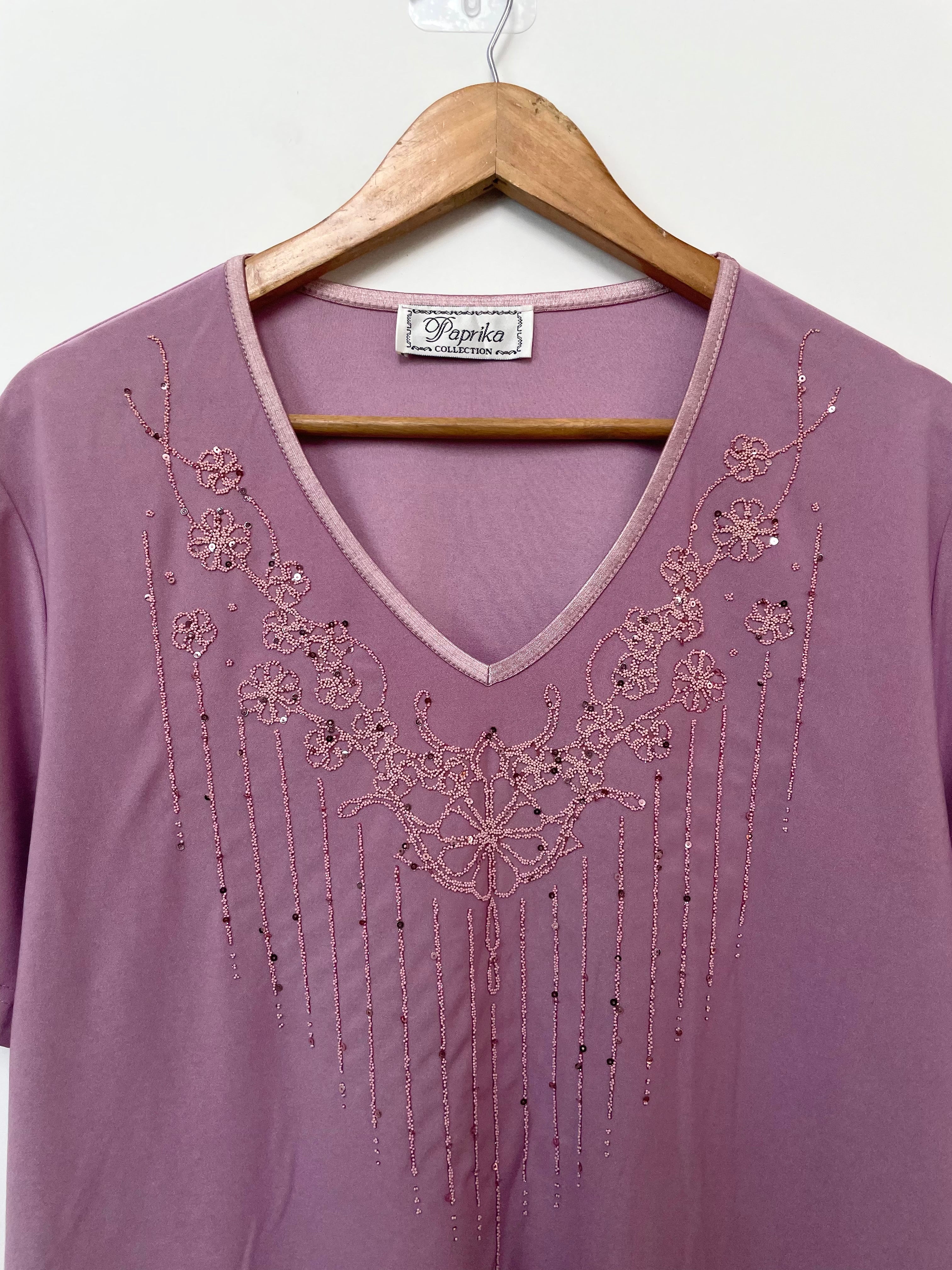 Paprika Vintage Sequin Top-Bust 46 to 50 - Image 2