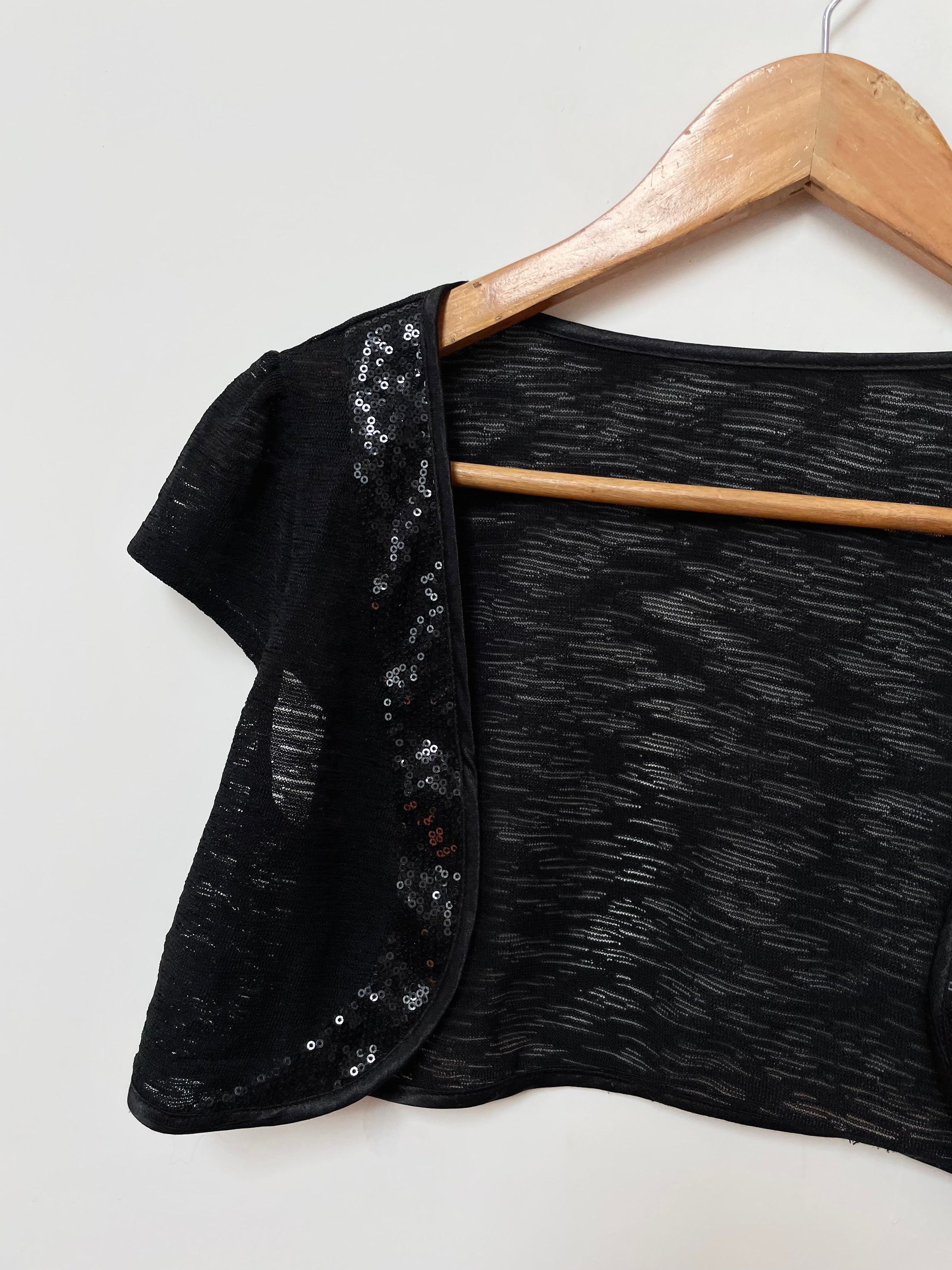Lace Sequin Sheer Shrug-Bust 30 to 32 - Image 2