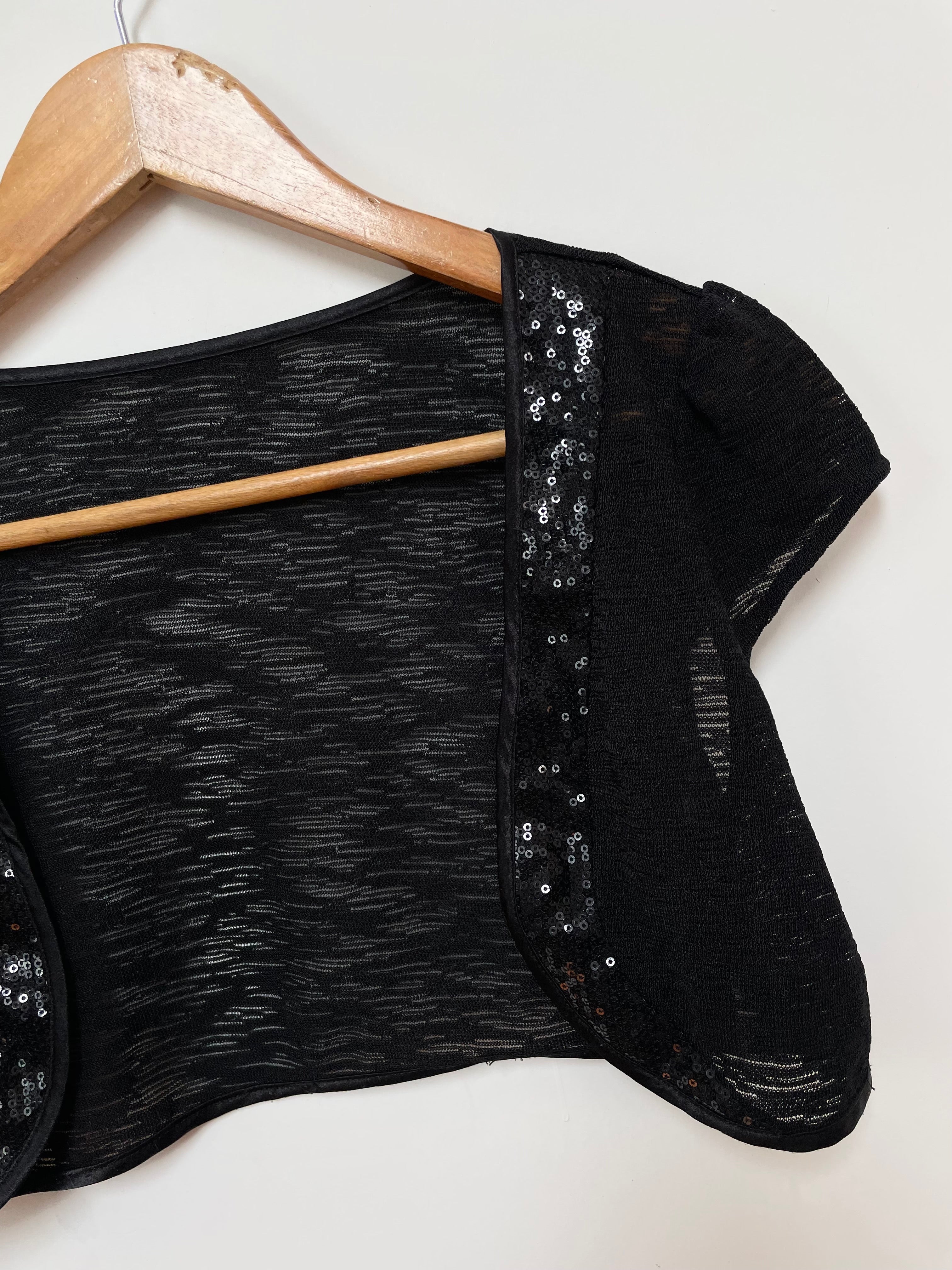 Lace Sequin Sheer Shrug-Bust 30 to 32 - Image 3