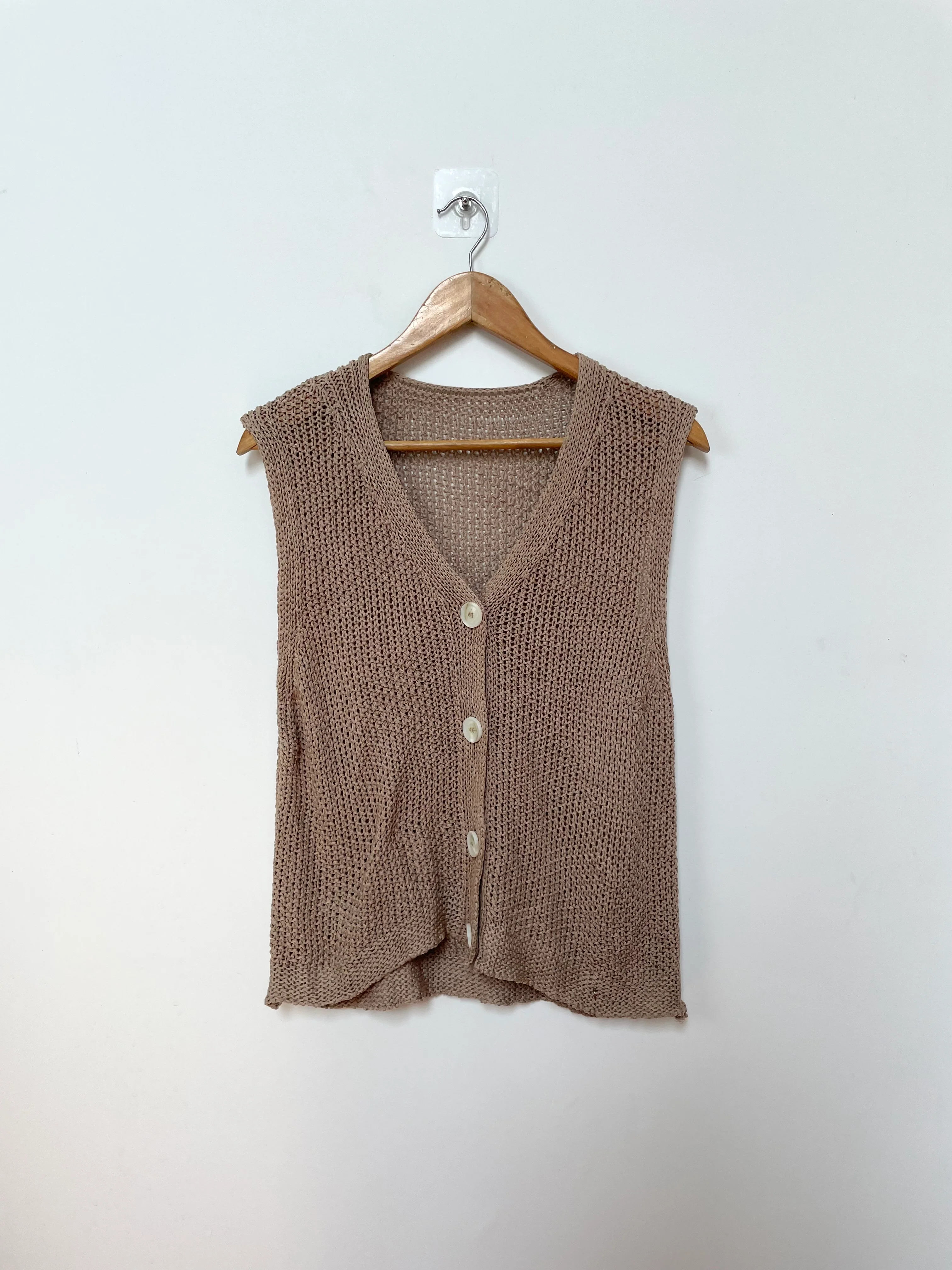 Sheer Crochet Top-Bust 40 to 44