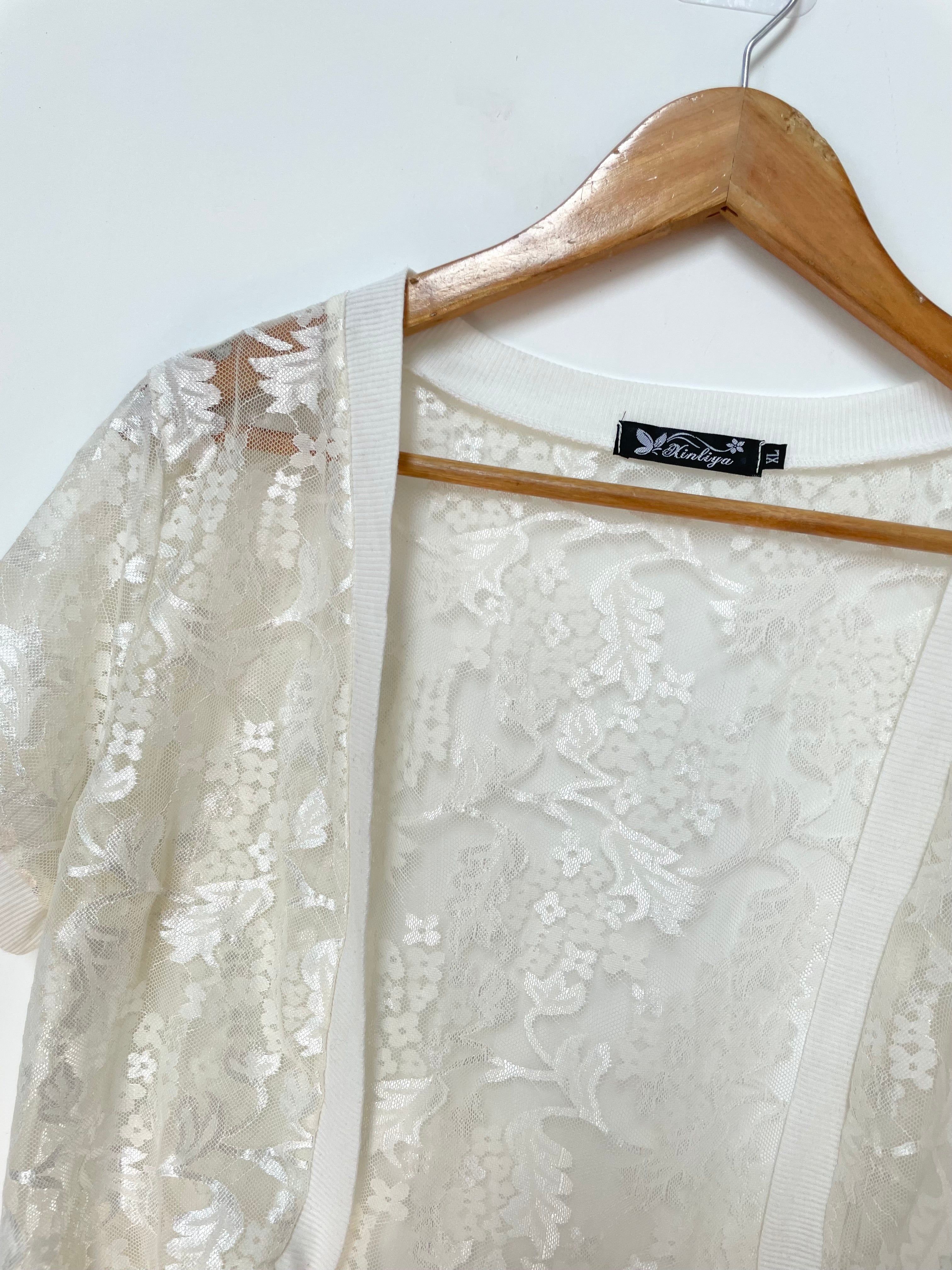 Sheer Lace Shrug-Bust 36 to 40 - Image 2