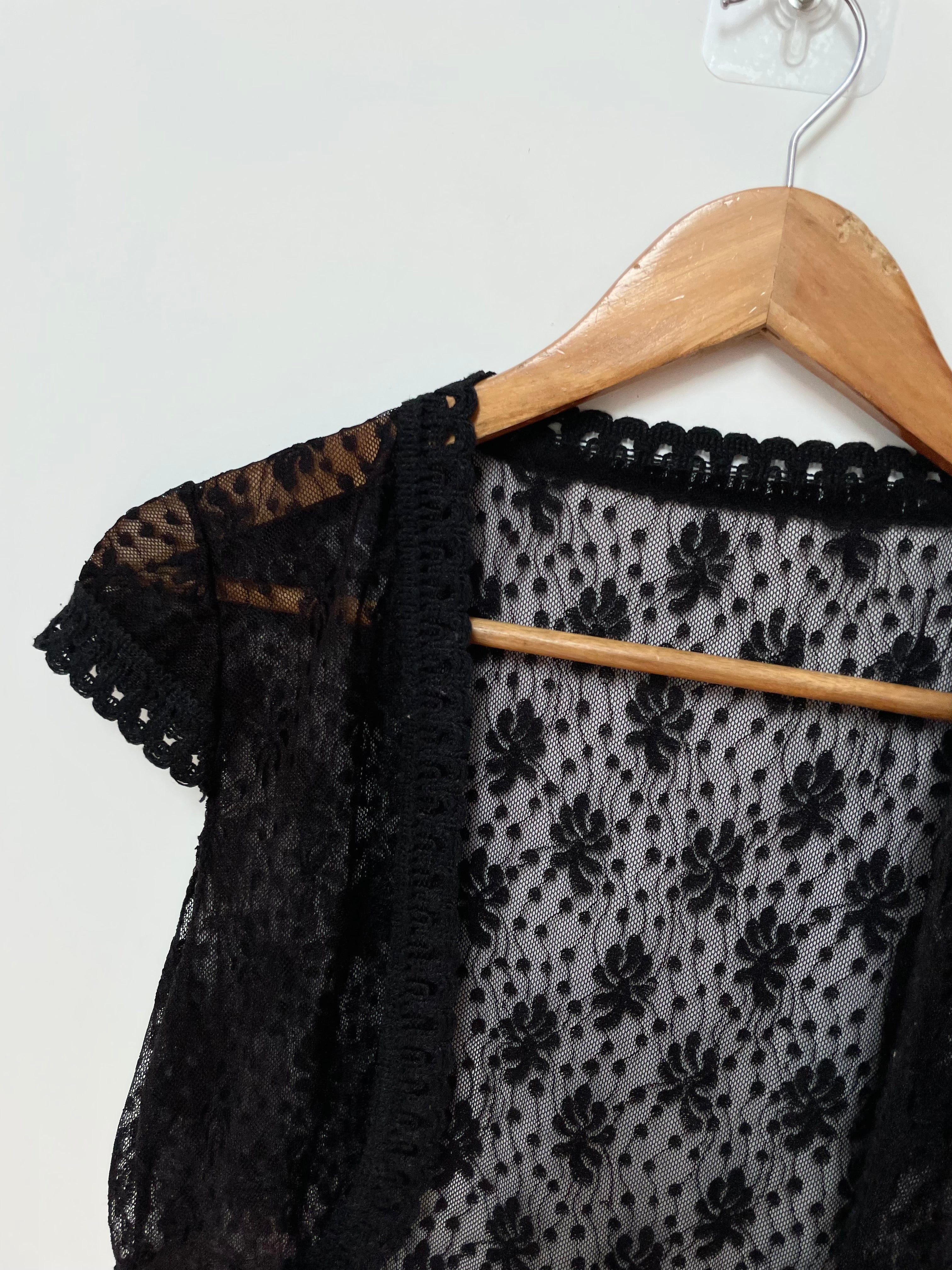 Sheer Lace Top-Bust 30 to 32 - Image 3