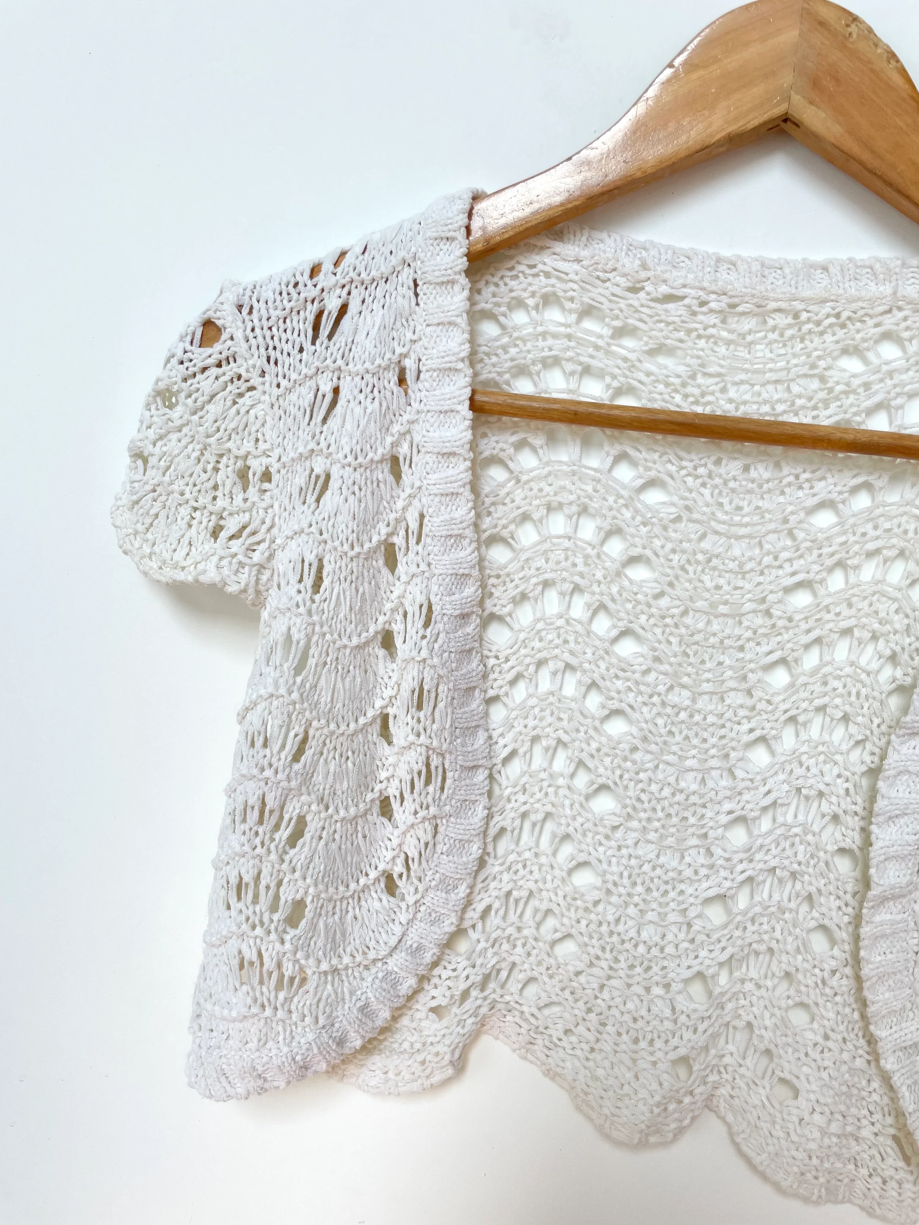 Sheer Crochet Shrug-Bust 28 to 30 - Image 2