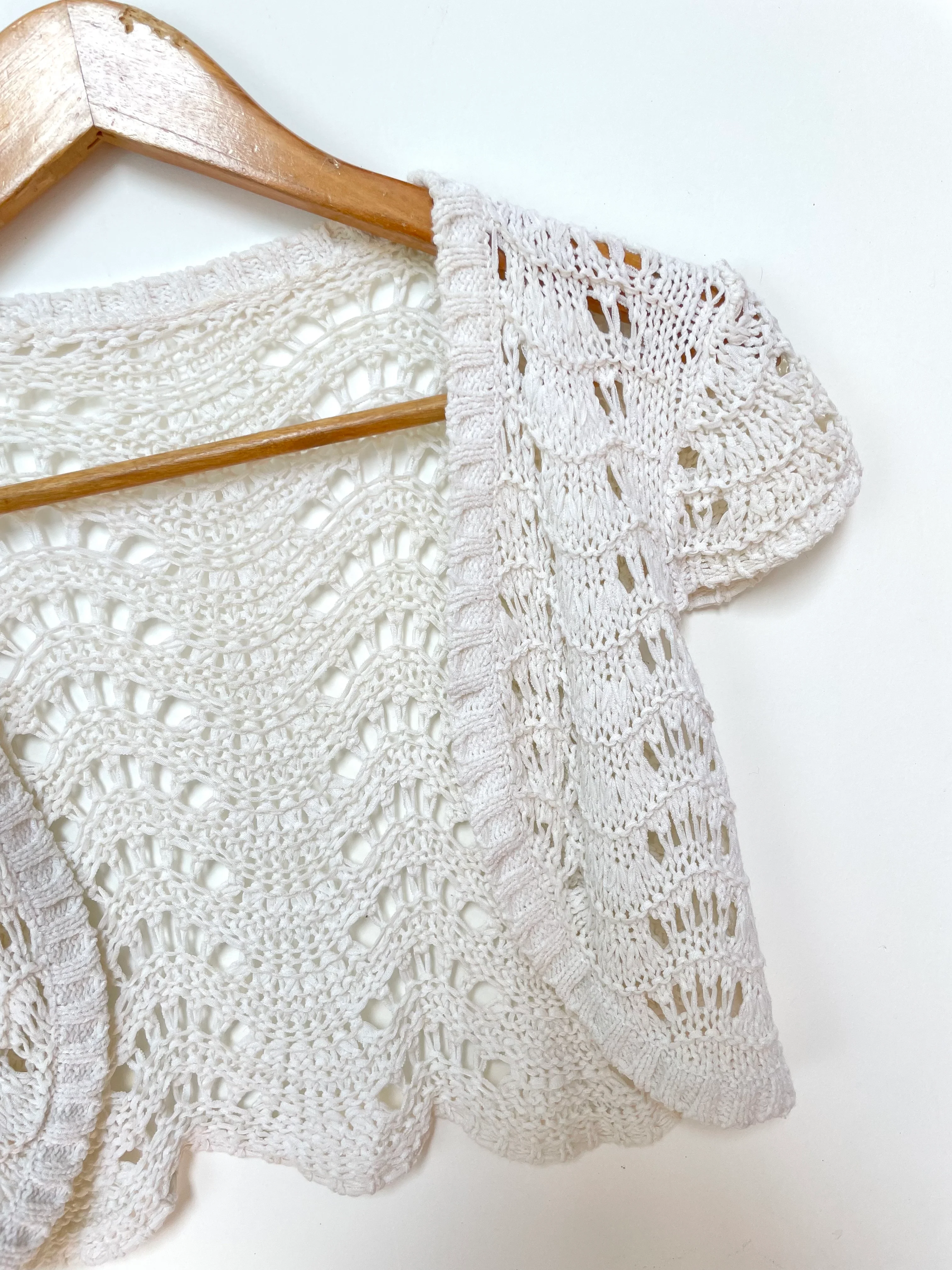 Sheer Crochet Shrug-Bust 28 to 30 - Image 3