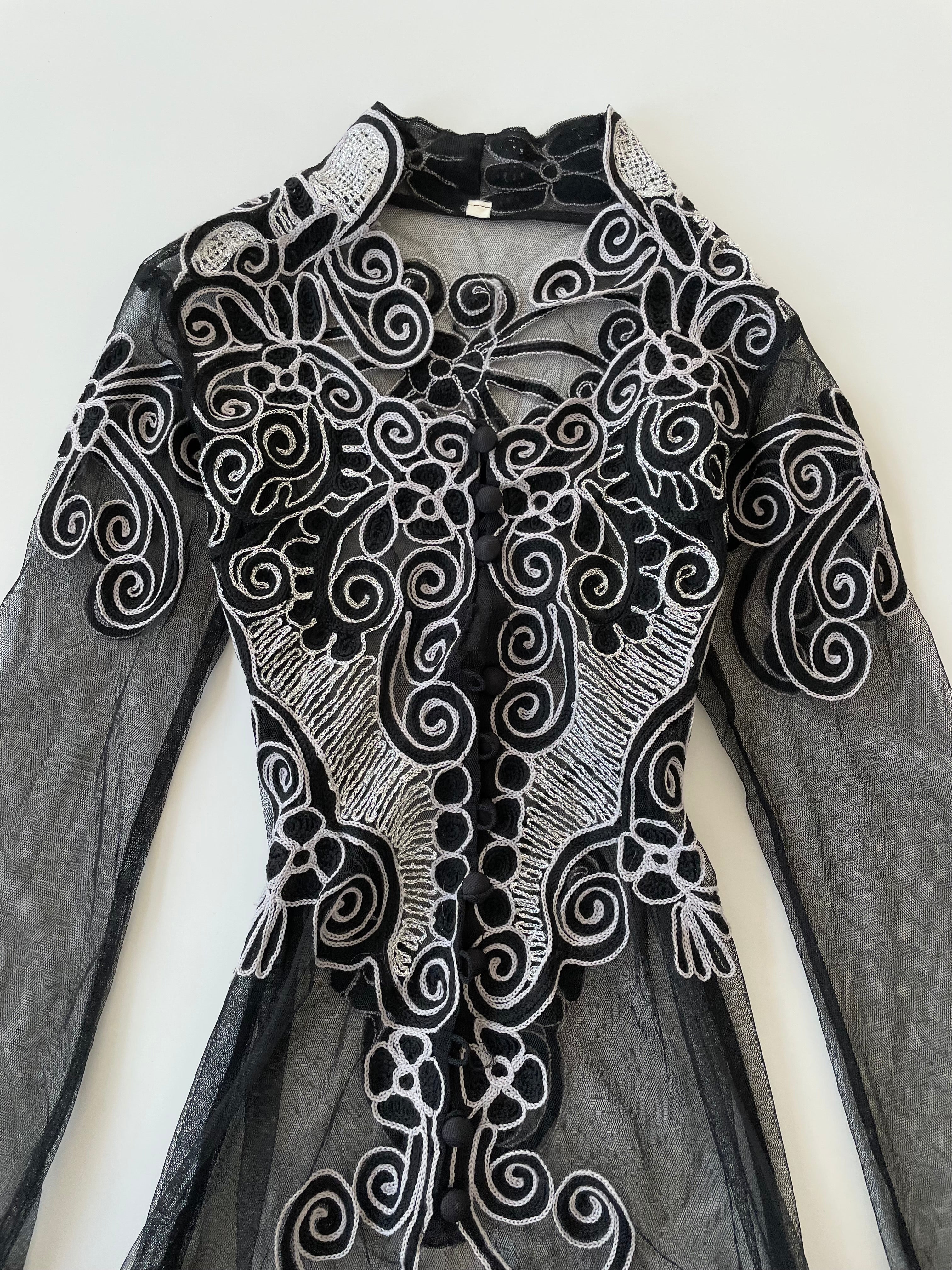 Embroidered Vintage Top-Bust 30 - Image 2