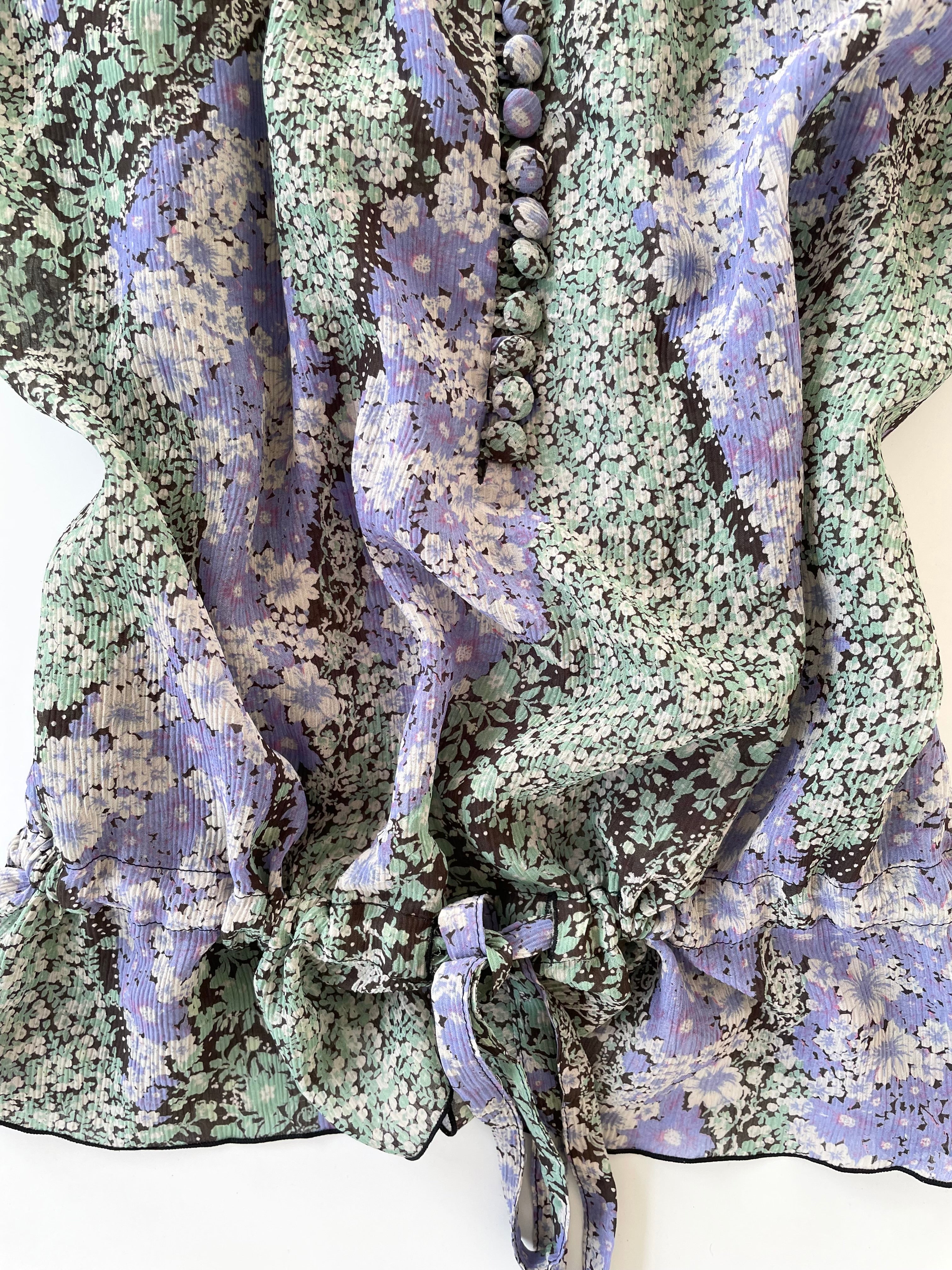 Vintage Sheer Top-Bust 34 - Image 3