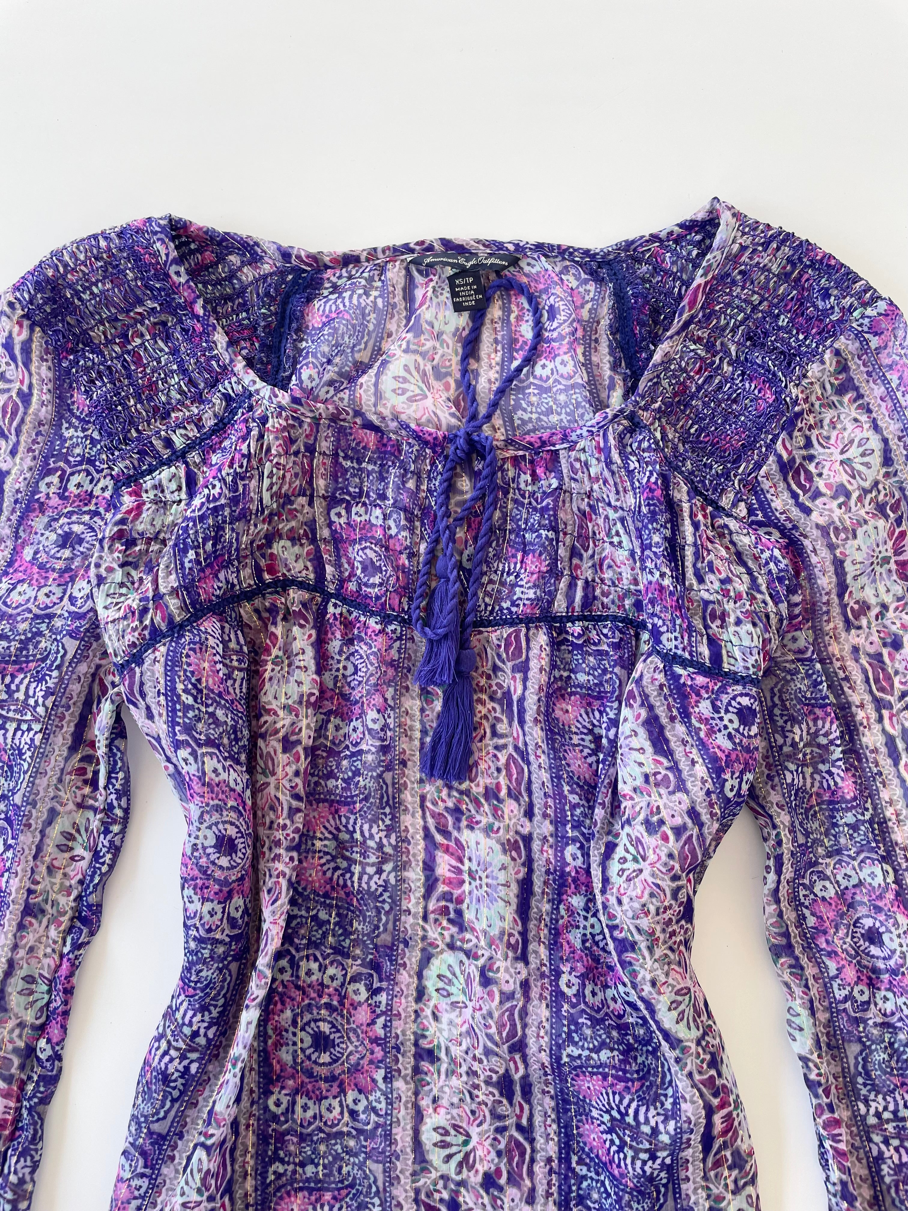 American Eagle Sheer Top-Bust 36 - Image 2