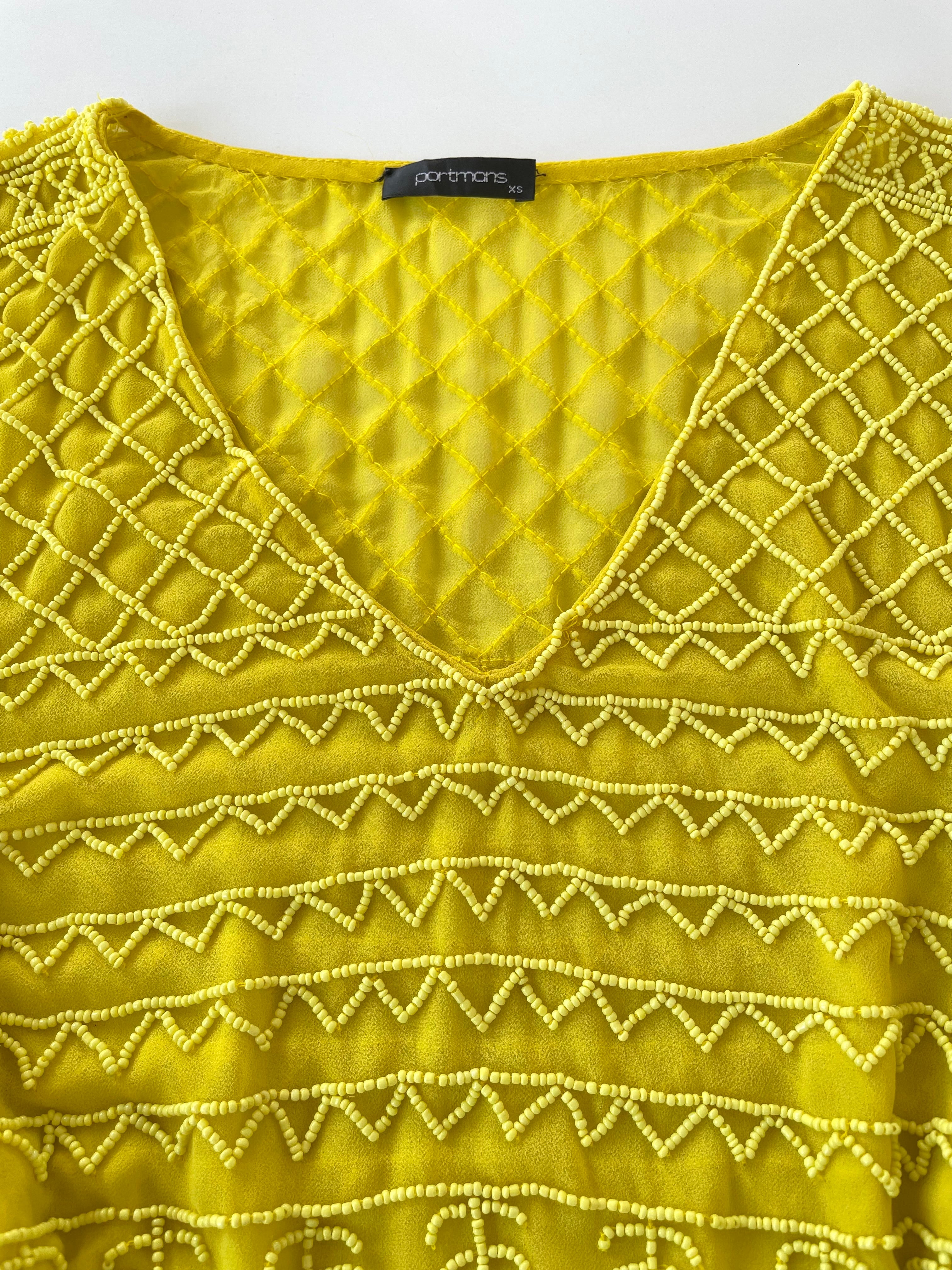 Portmans Embroidered Vintage Top-Bust 34 - Image 2