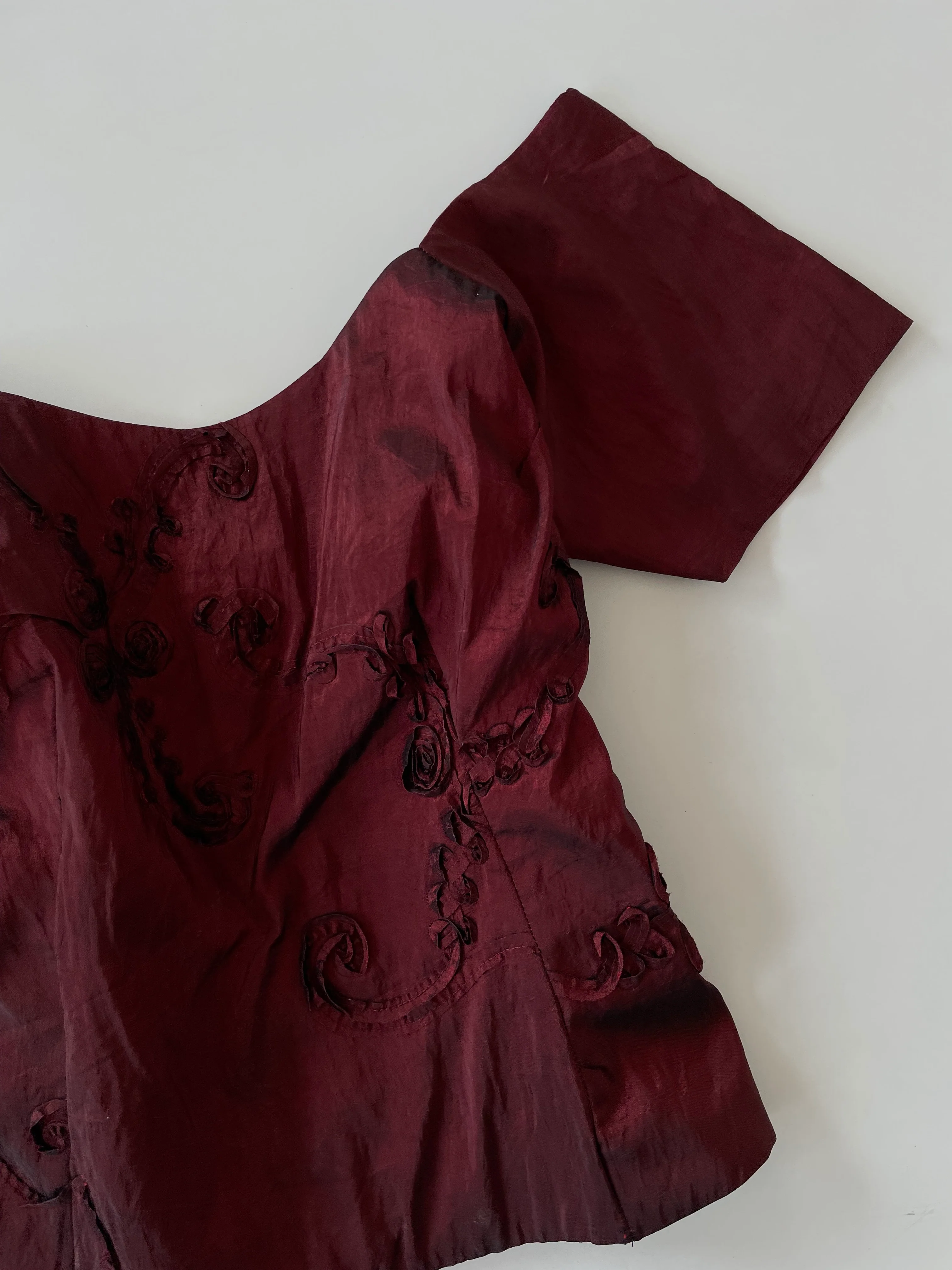 Vintage Embroidered Top-Bust 36 - Image 2