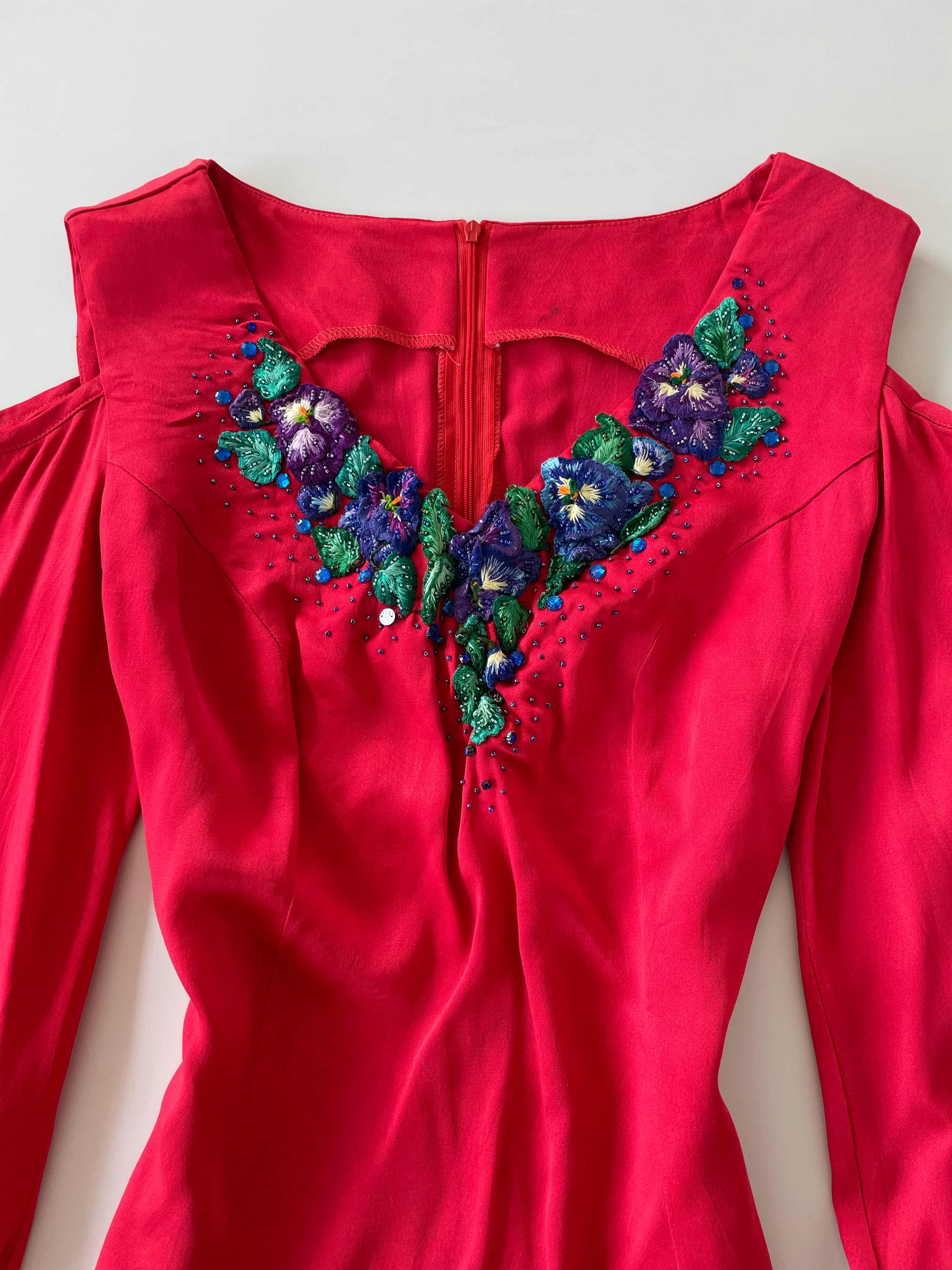 Vintage Embroidered Top-Bust 42 - Image 3