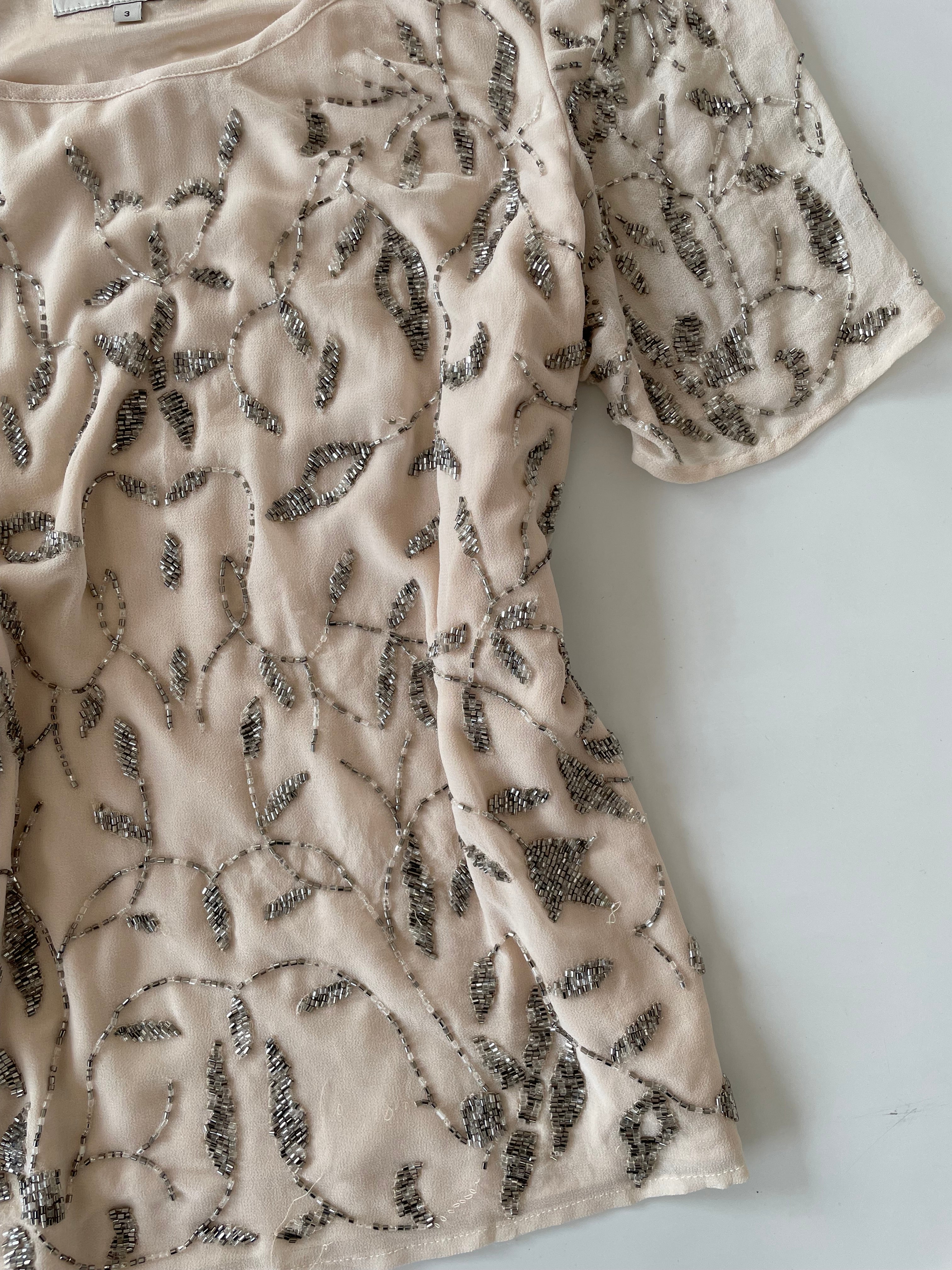 Unjour Ailleurs  Hand Embroidered Top-Bust 42 - Image 2