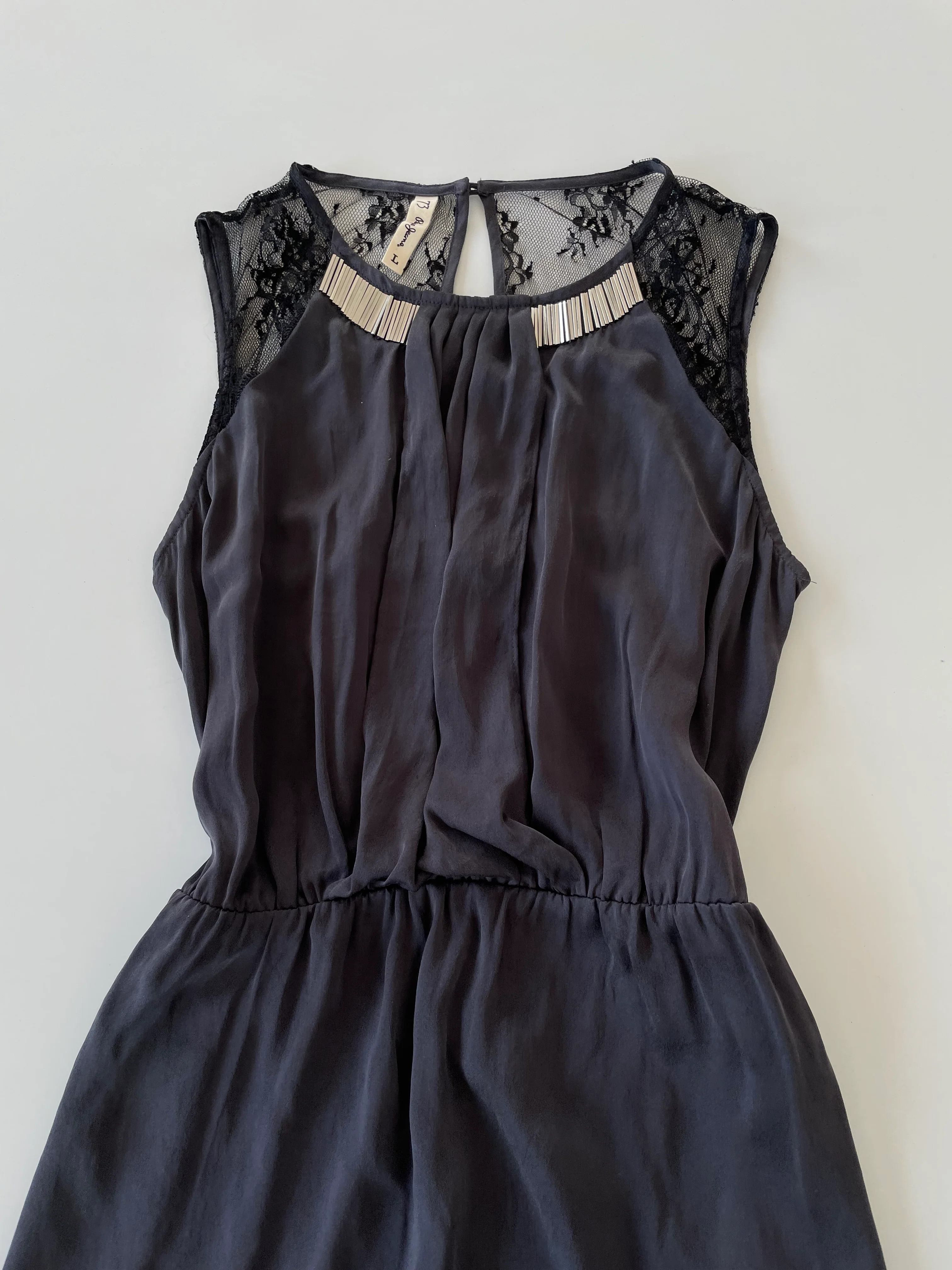 Vintage 100% Silk Dress-Bust 36 - Image 2