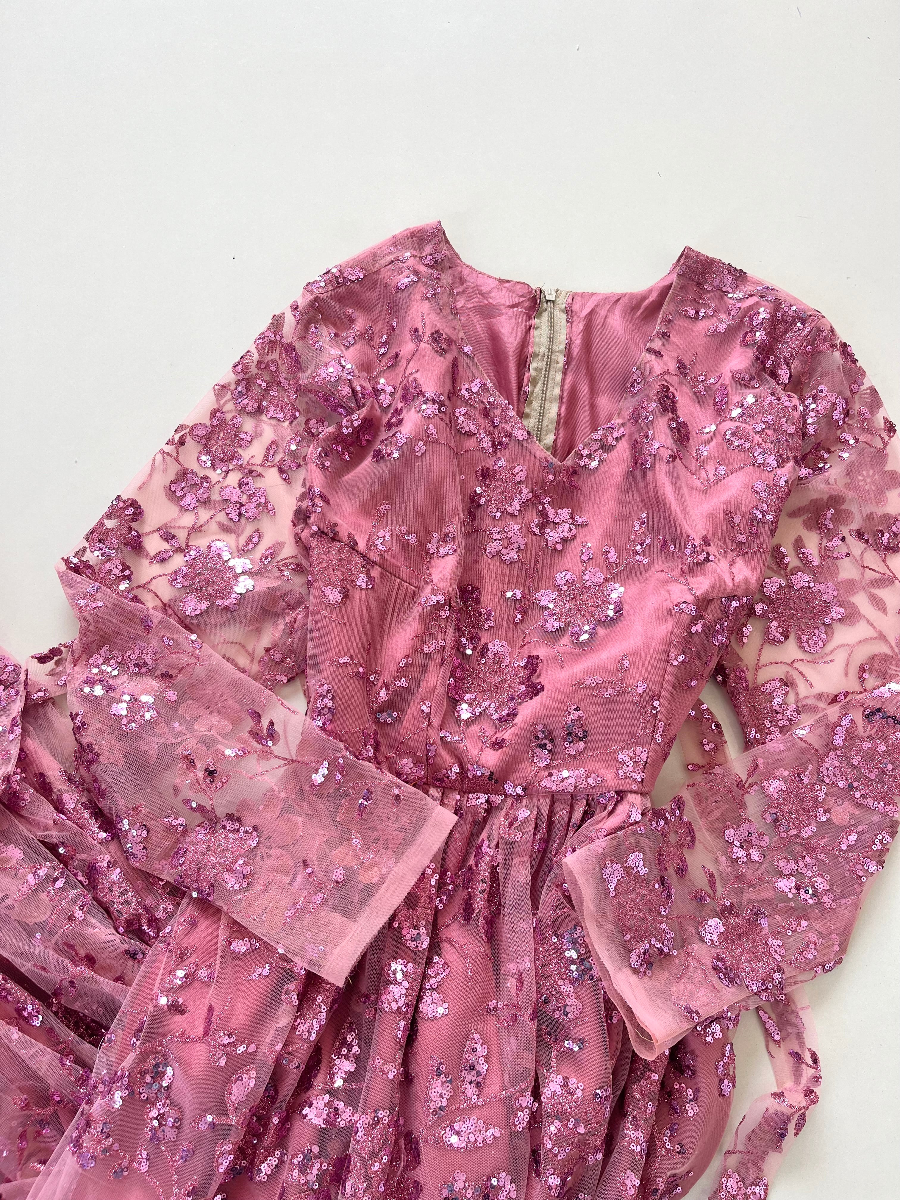 Sequin Vintage Dress-Bust 38 - Image 2