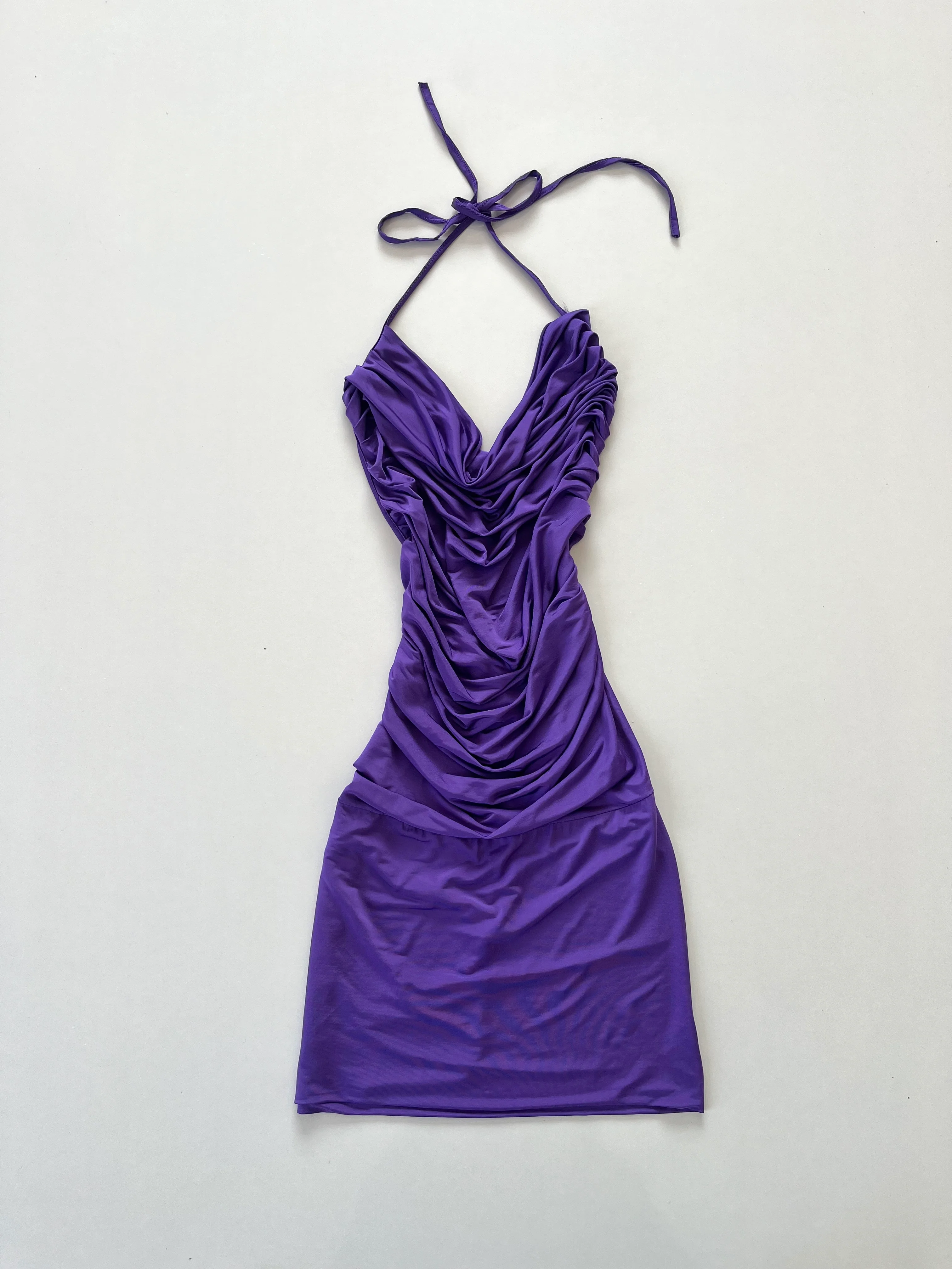 Ruched Backless Dress-Bust 36 to 38