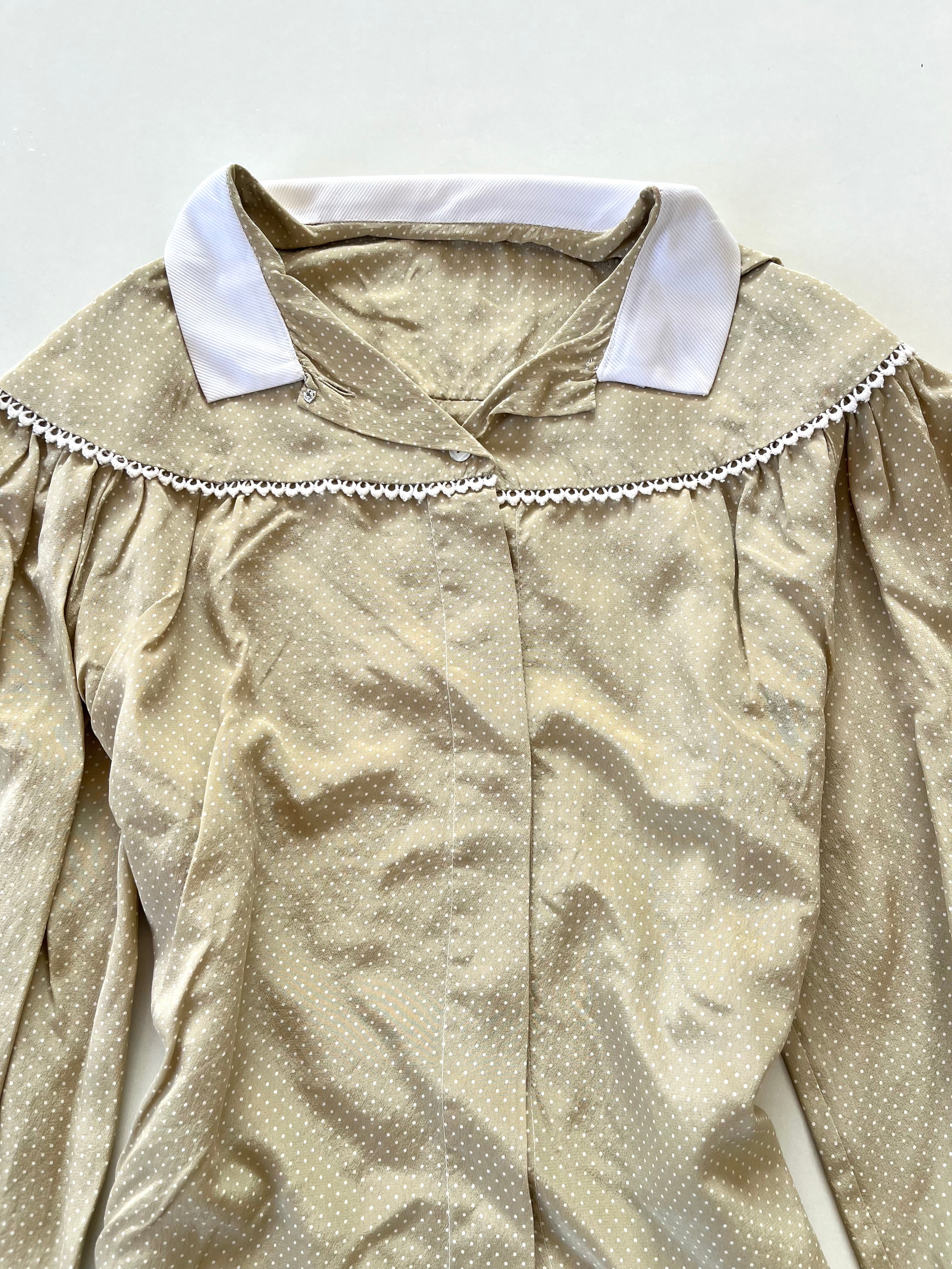 Vintage Silk Top-Bust 40 - Image 2