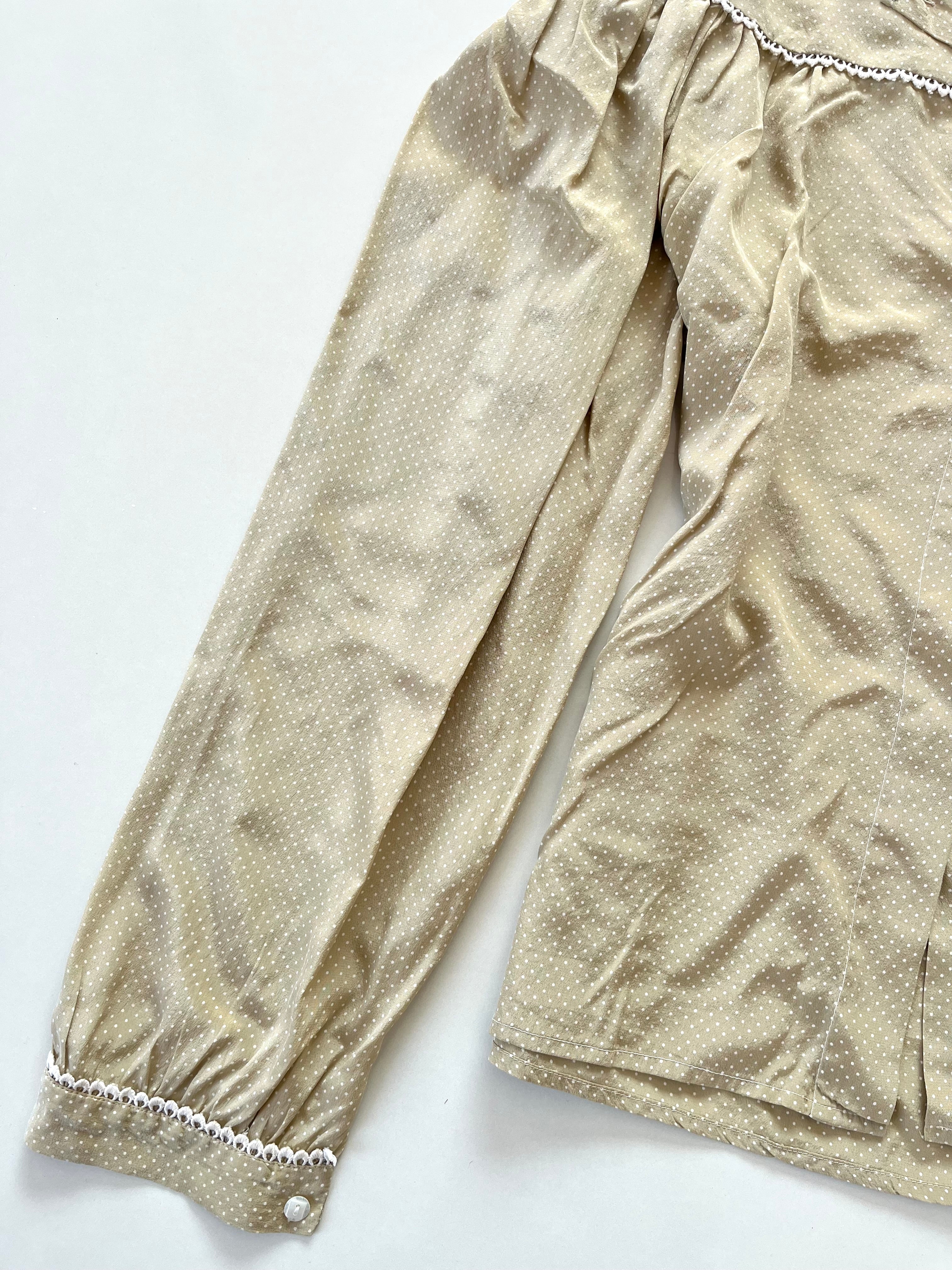 Vintage Silk Top-Bust 40 - Image 3