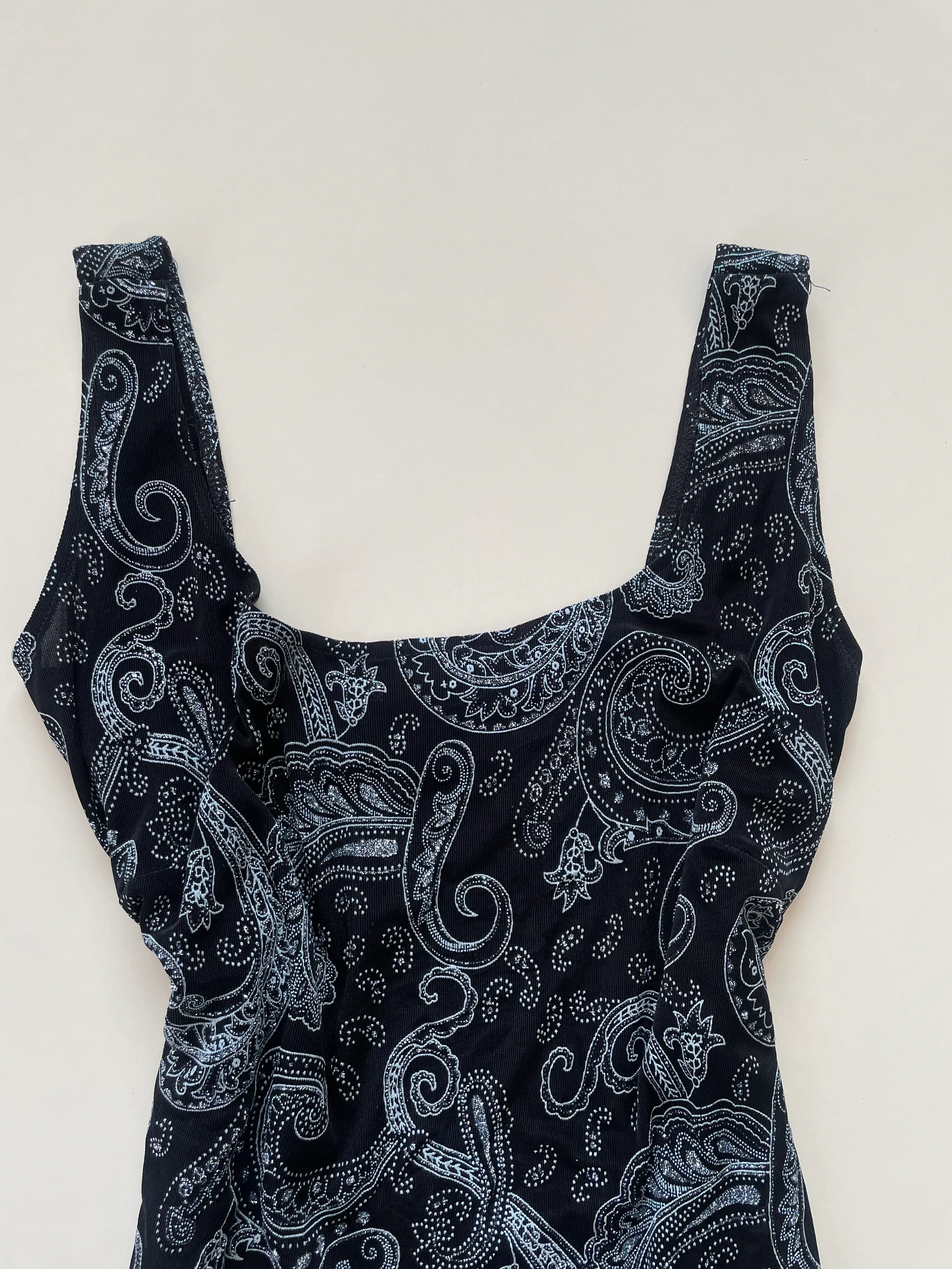 Vintage Paisley Shimmer Top-Bust 46 to 50 - Image 2