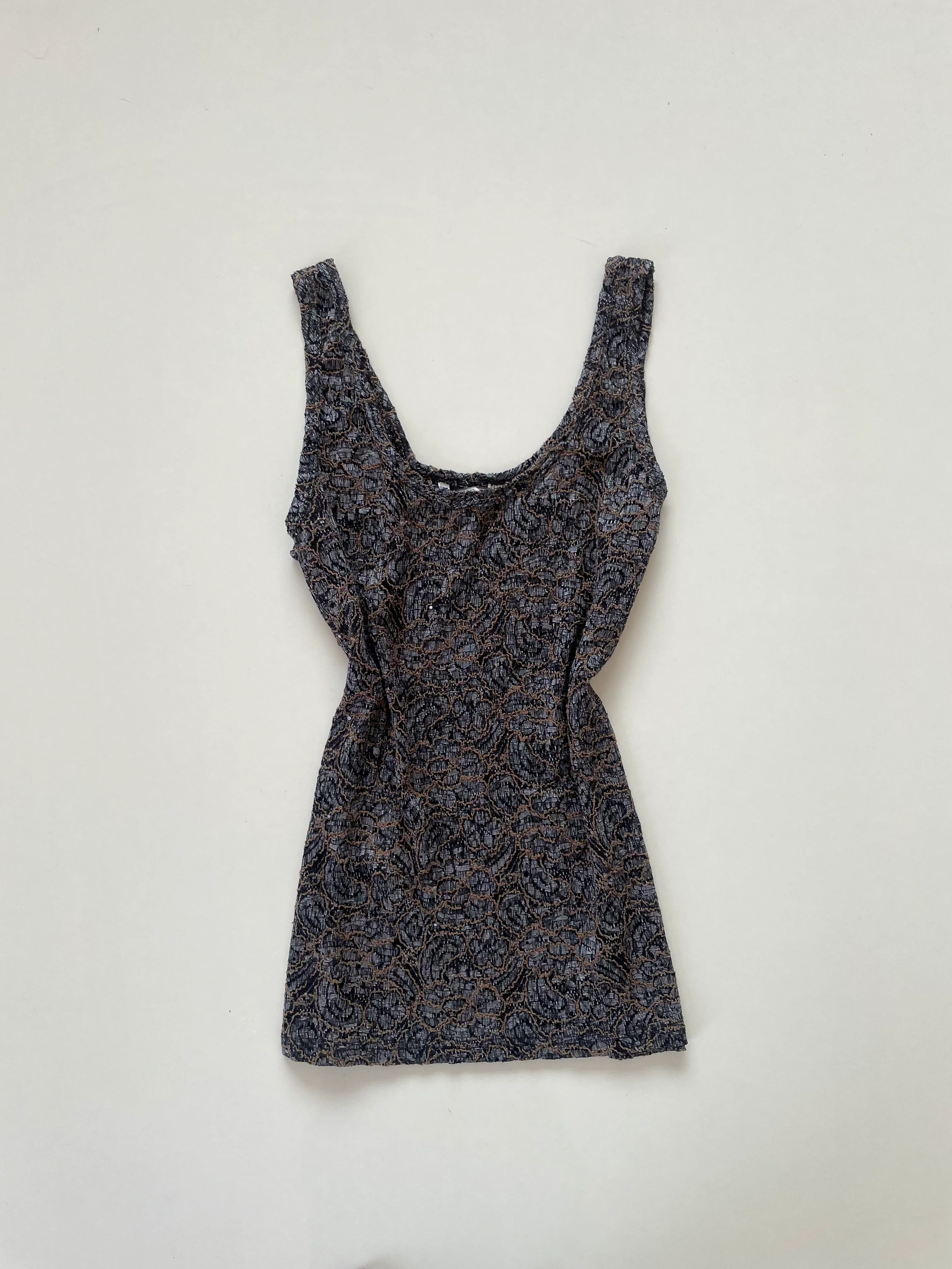 BKE Vintage Sequin Top-Bust 38 to 42
