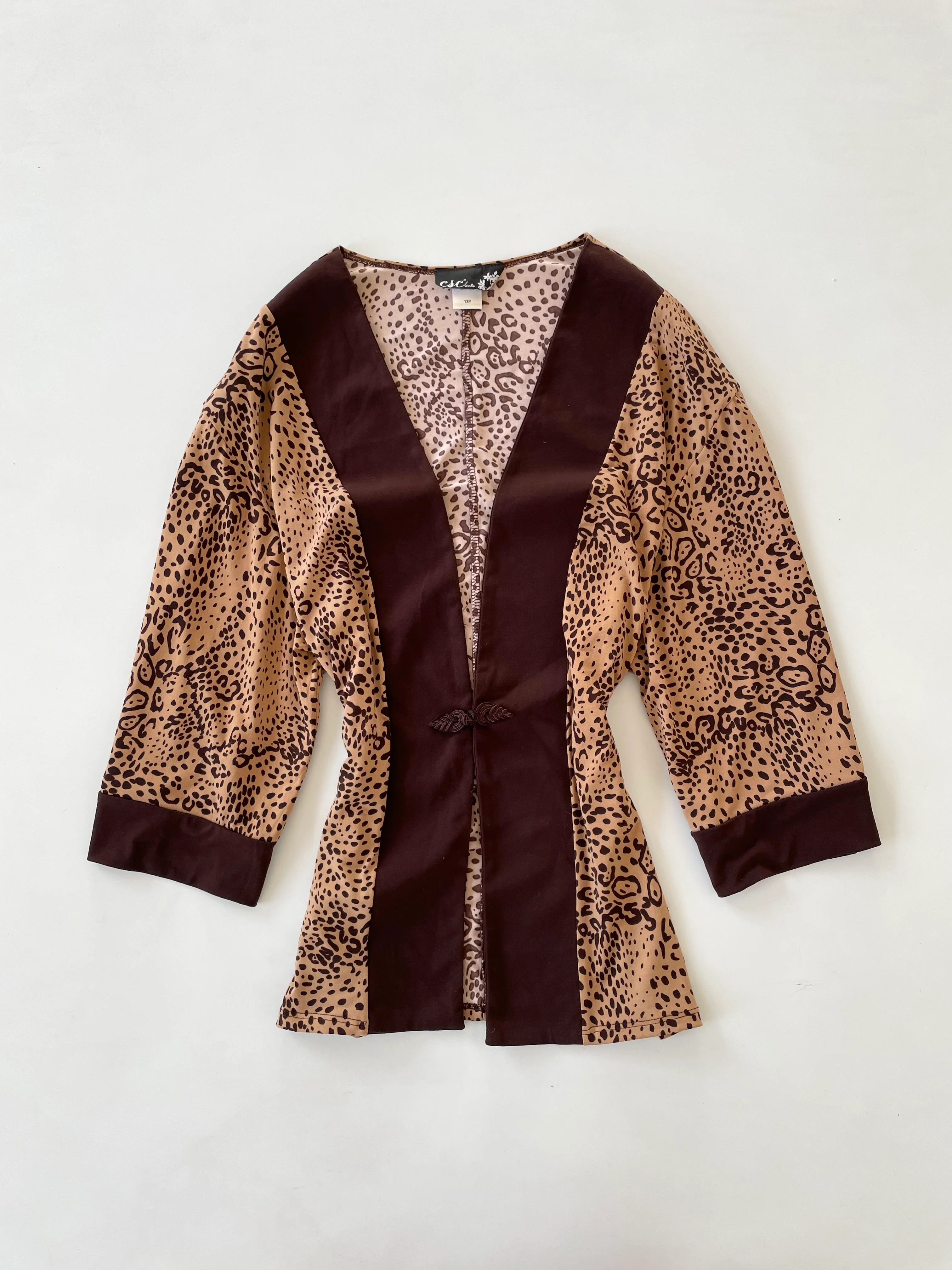 Vintage Animal Skin Top-Bust 50 to 52