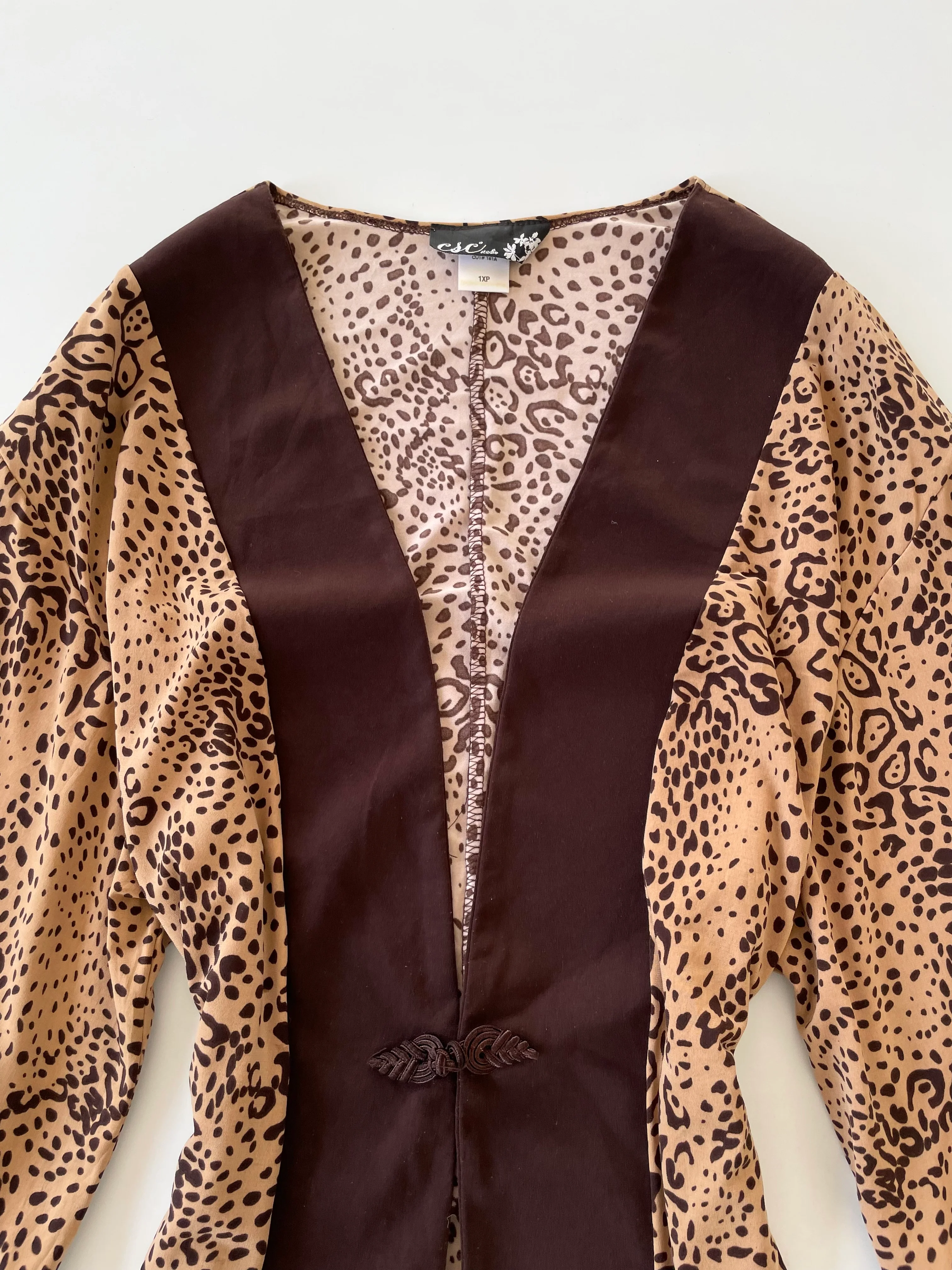 Vintage Animal Skin Top-Bust 50 to 52 - Image 2