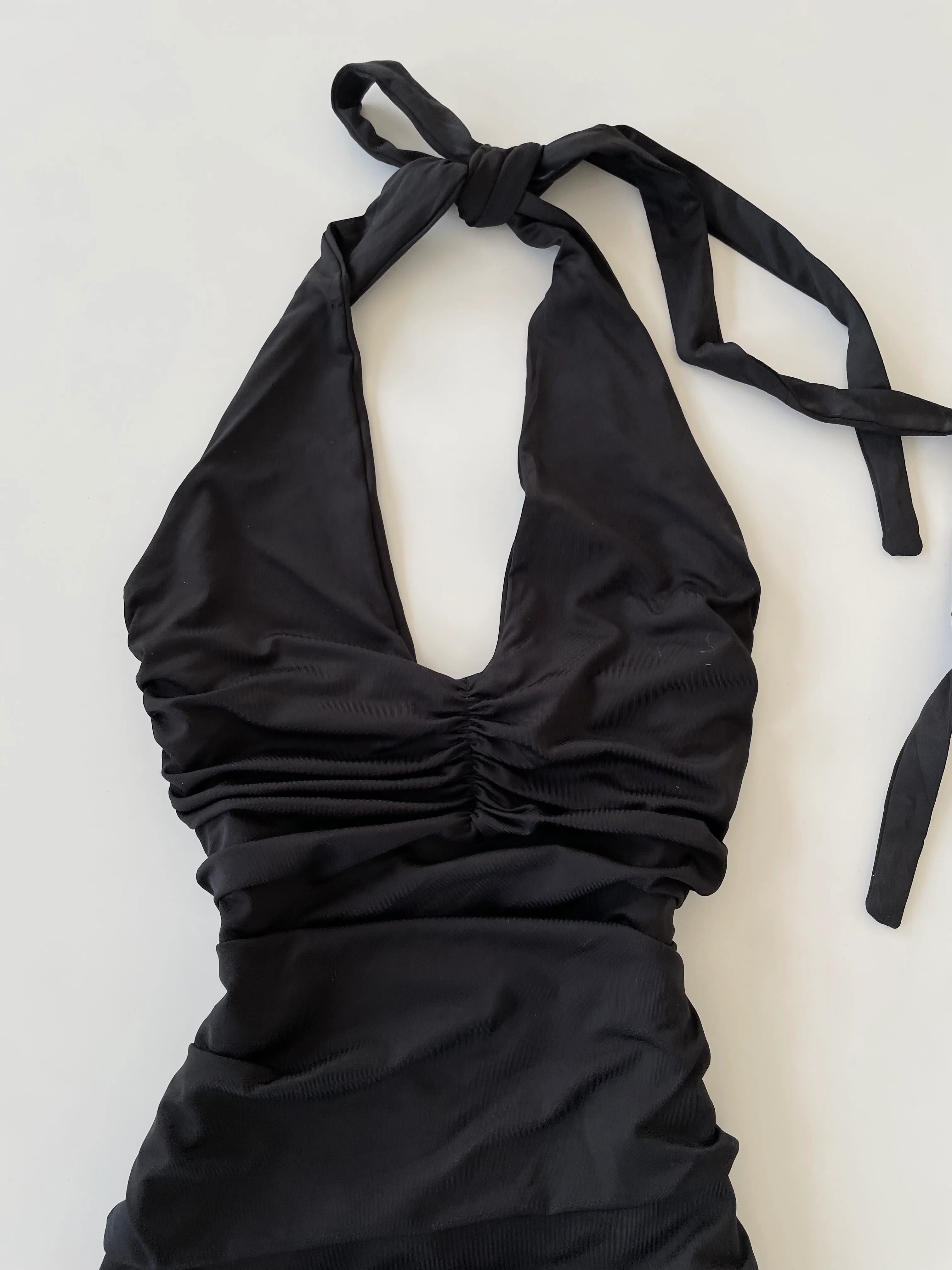Halter Ruched Dress-Bust 30 to 32 - Image 2