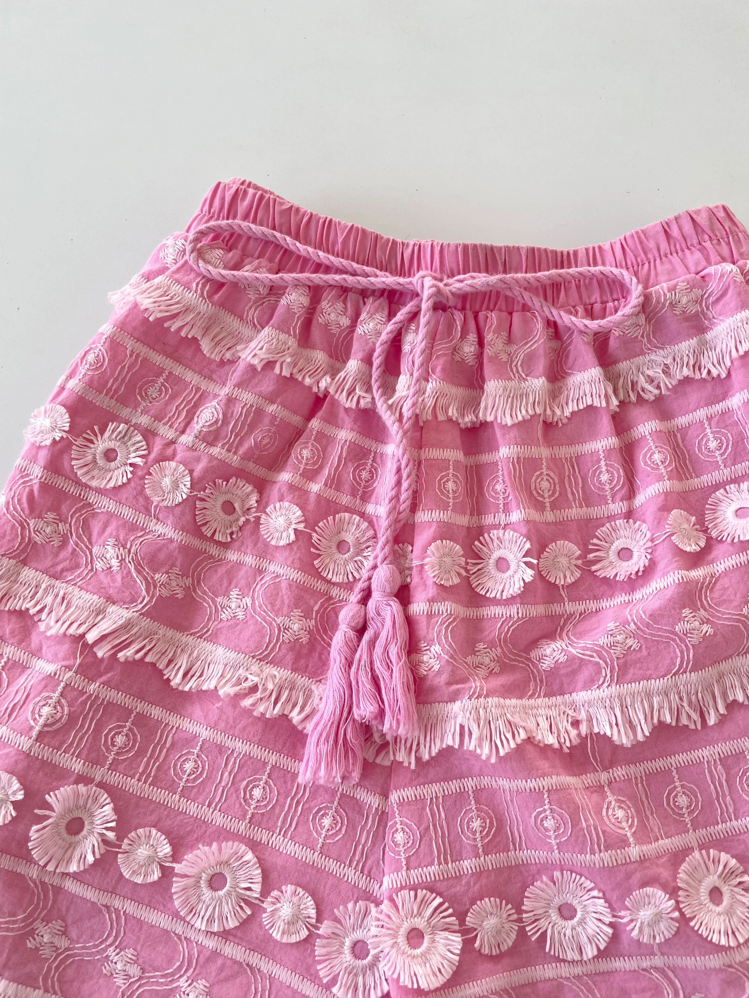 Cotton Embroidered Shorts-Waist 26 to 30 - Image 2
