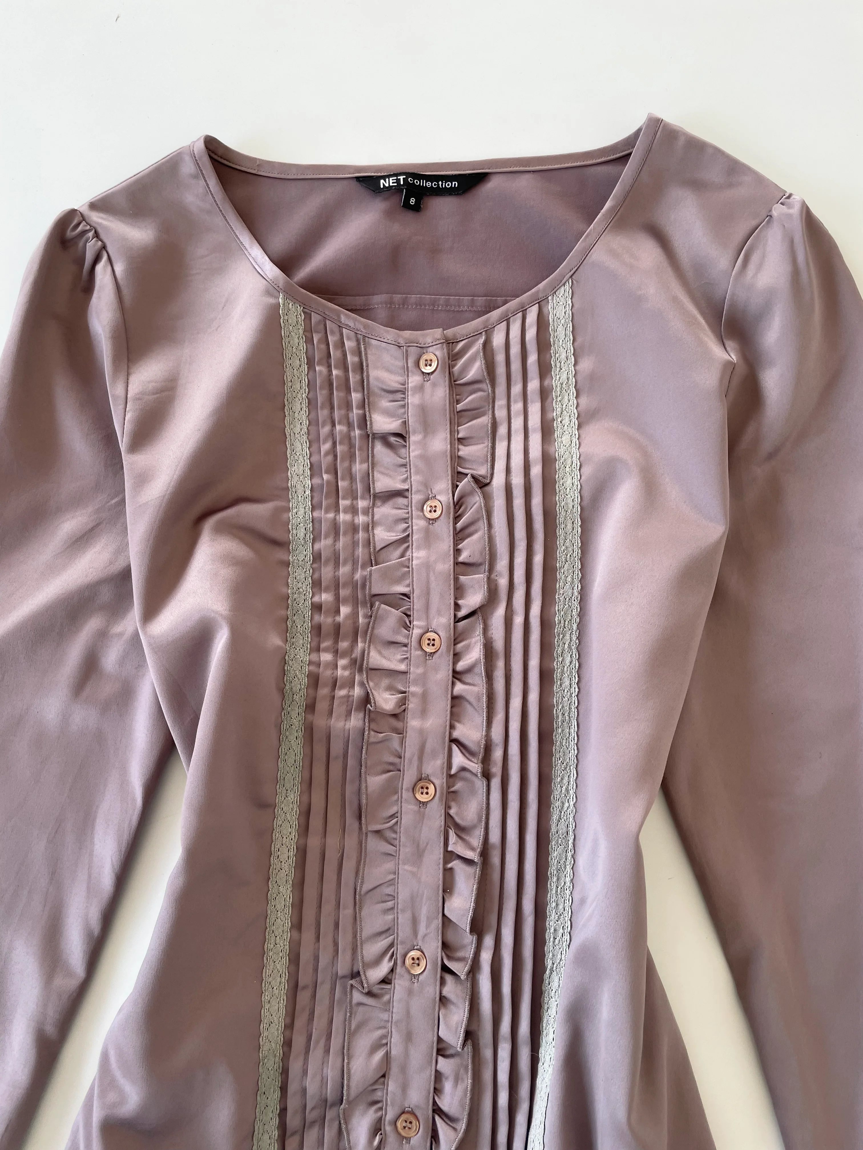 Satin Vintage Top-Bust 38 - Image 2