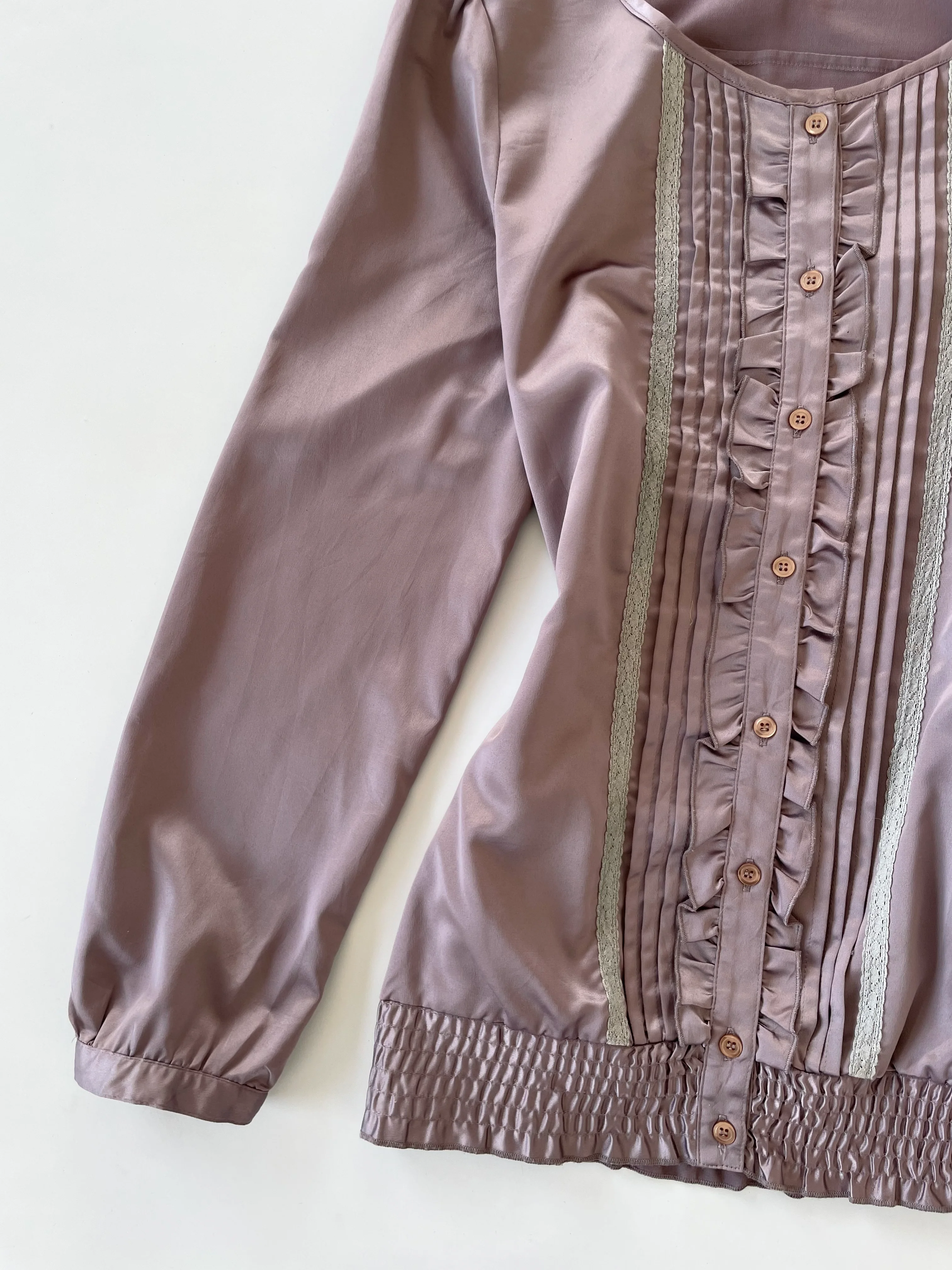 Satin Vintage Top-Bust 38 - Image 3