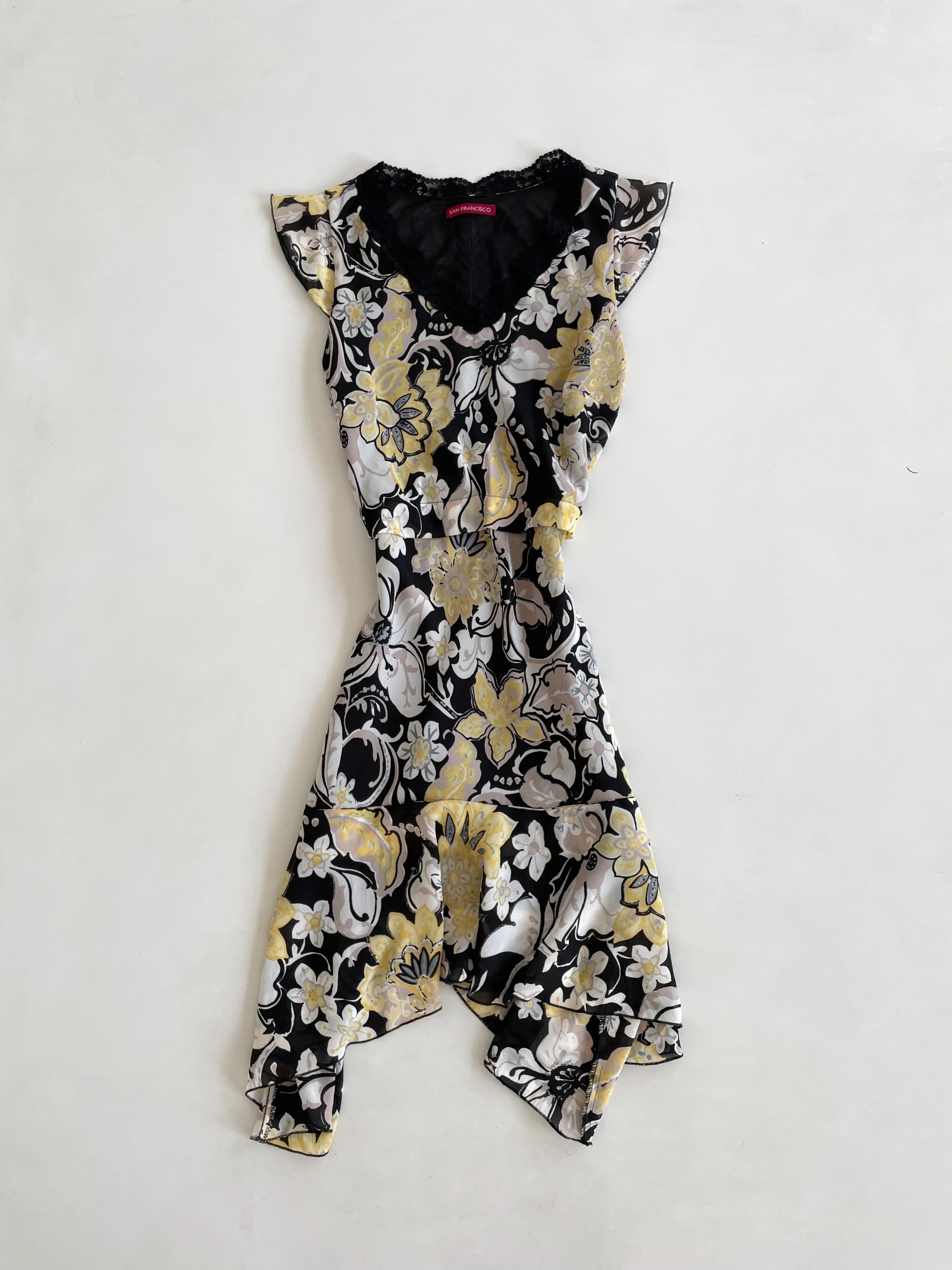 San Francisco Asymmetric Vintage Dress-Bust 36 to 38