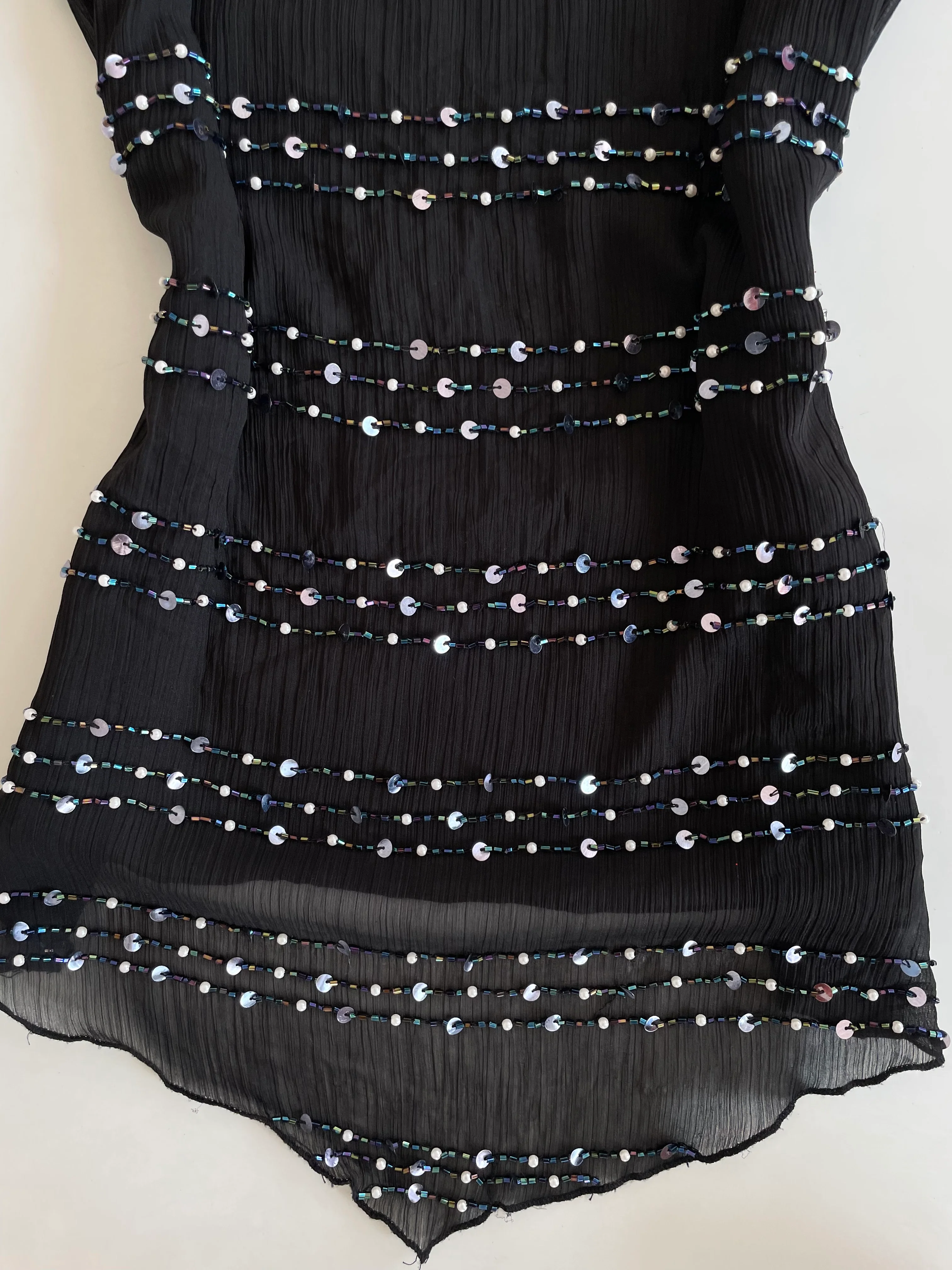 Positano Sheer Embroidered Top-Bust 42 - Image 3
