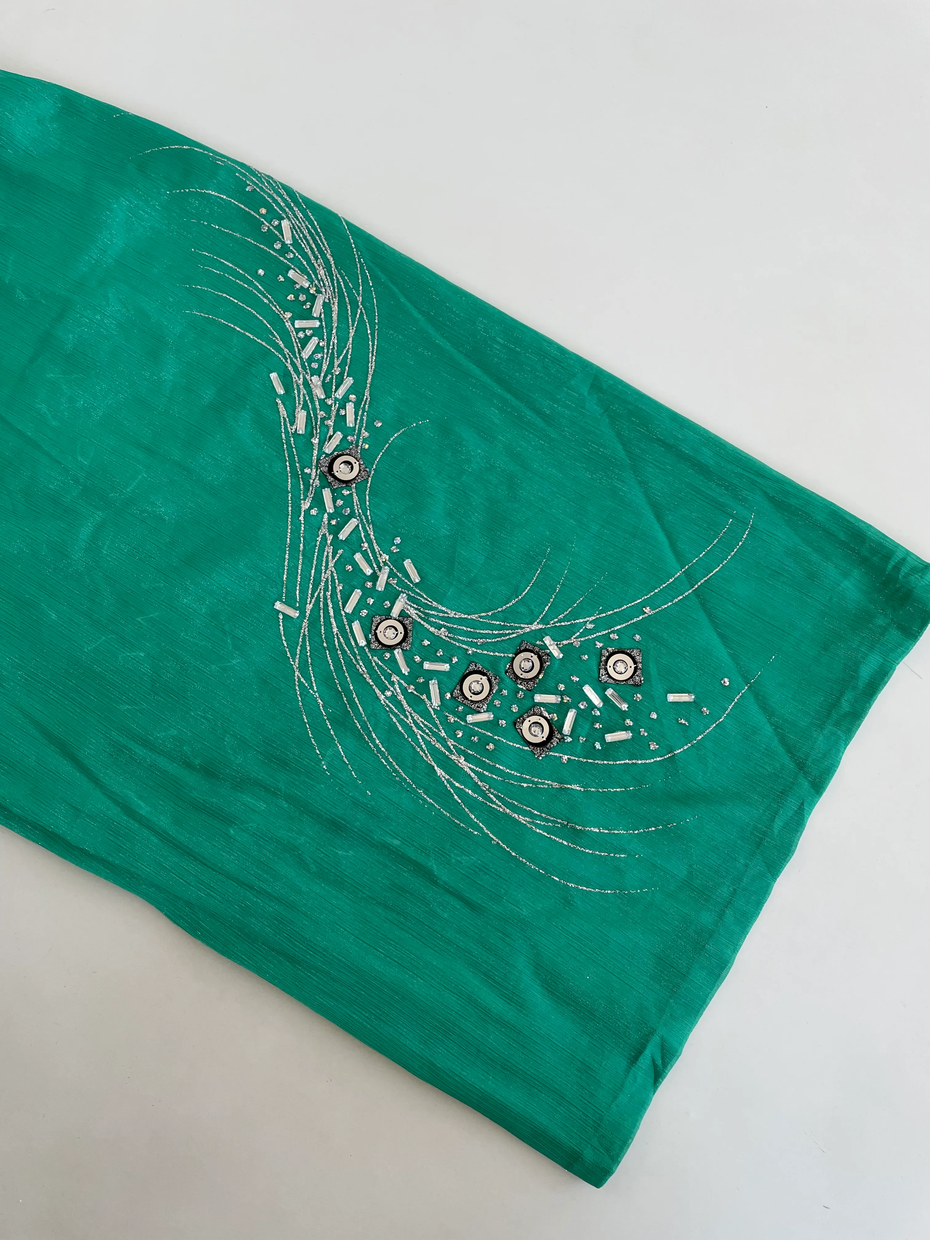 Embroidered Sheer Vintage Dress/Kurta-Bust 38 - Image 3