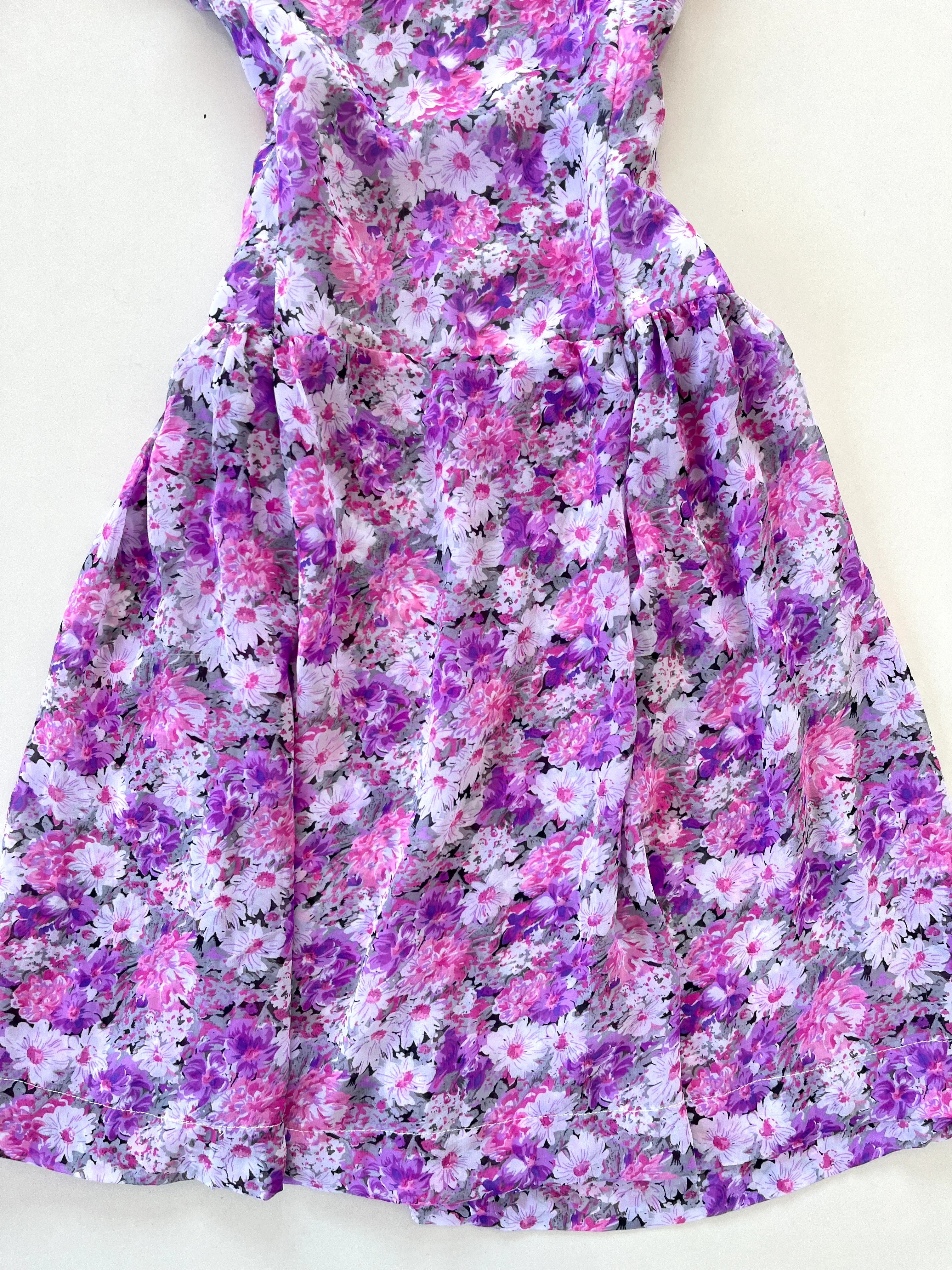 Floral Sheer Dress-Bust 46 - Image 3