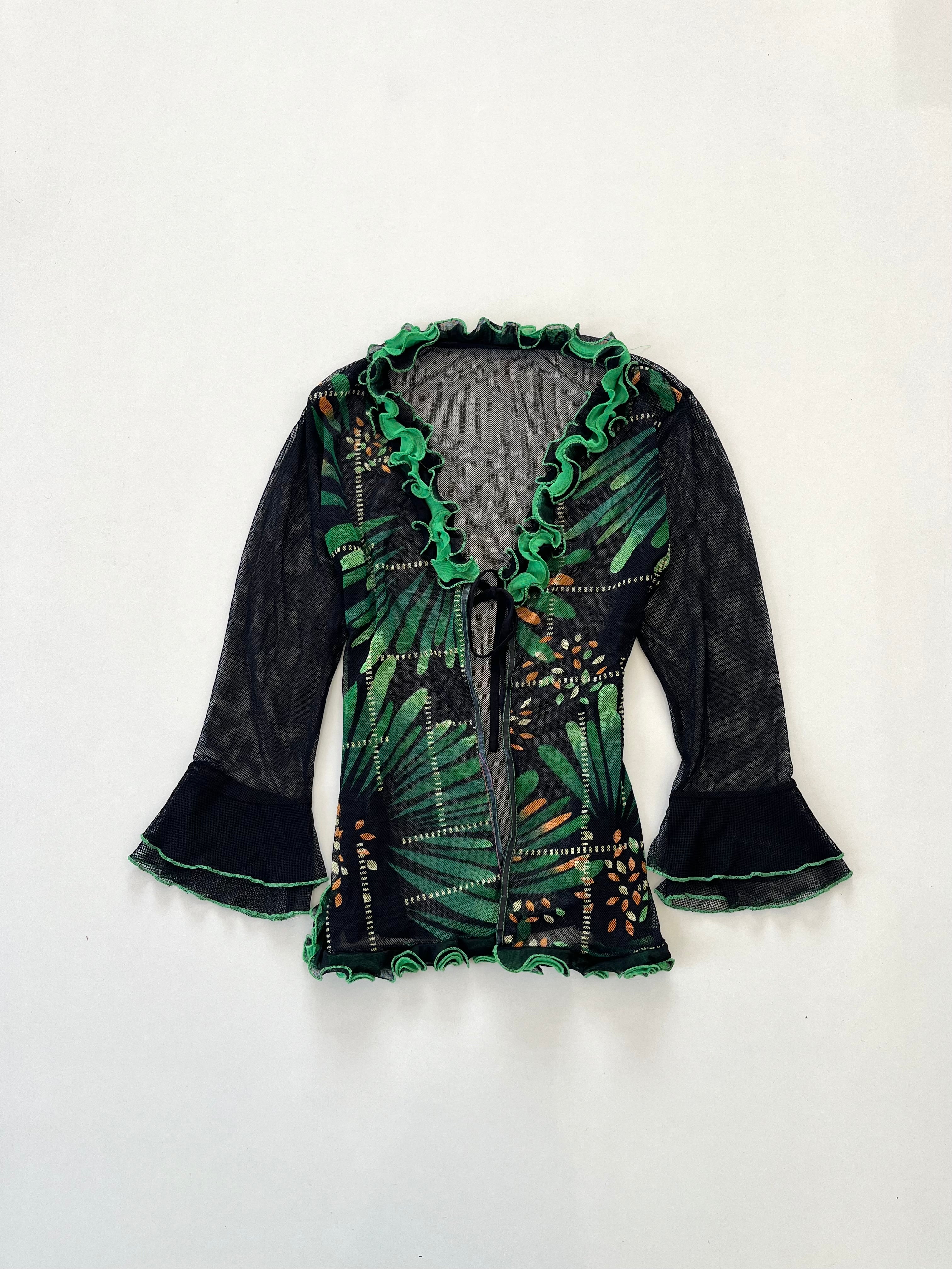 Ruffle Vintage Top-Bust 40 to 42