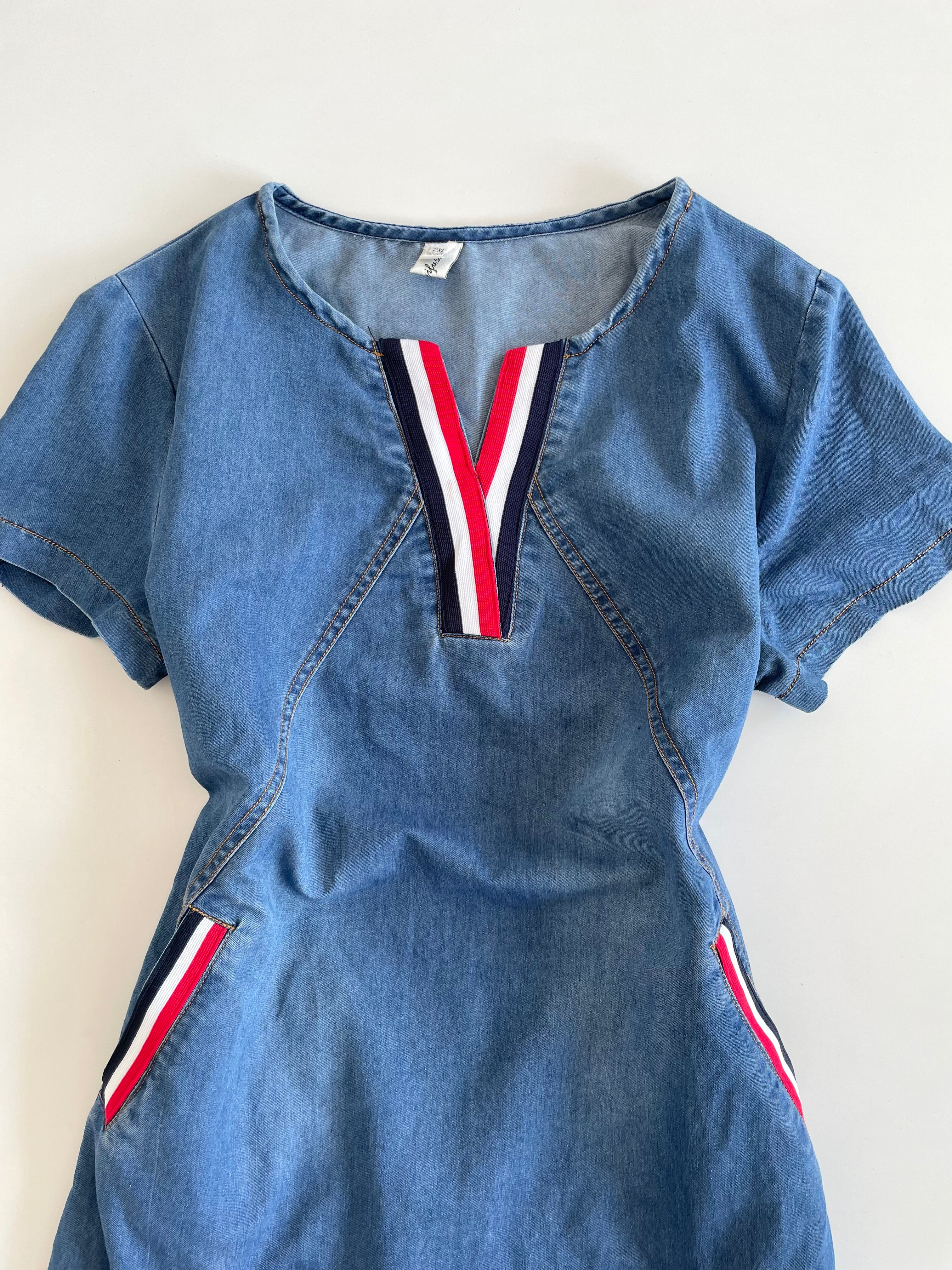 Denim Dress-Bust 34 - Image 2